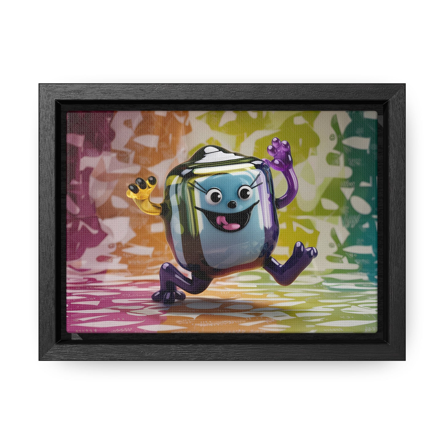 Bubbly Joy in Glass Form - Gallery Canvas Wraps, Horizontal Frame