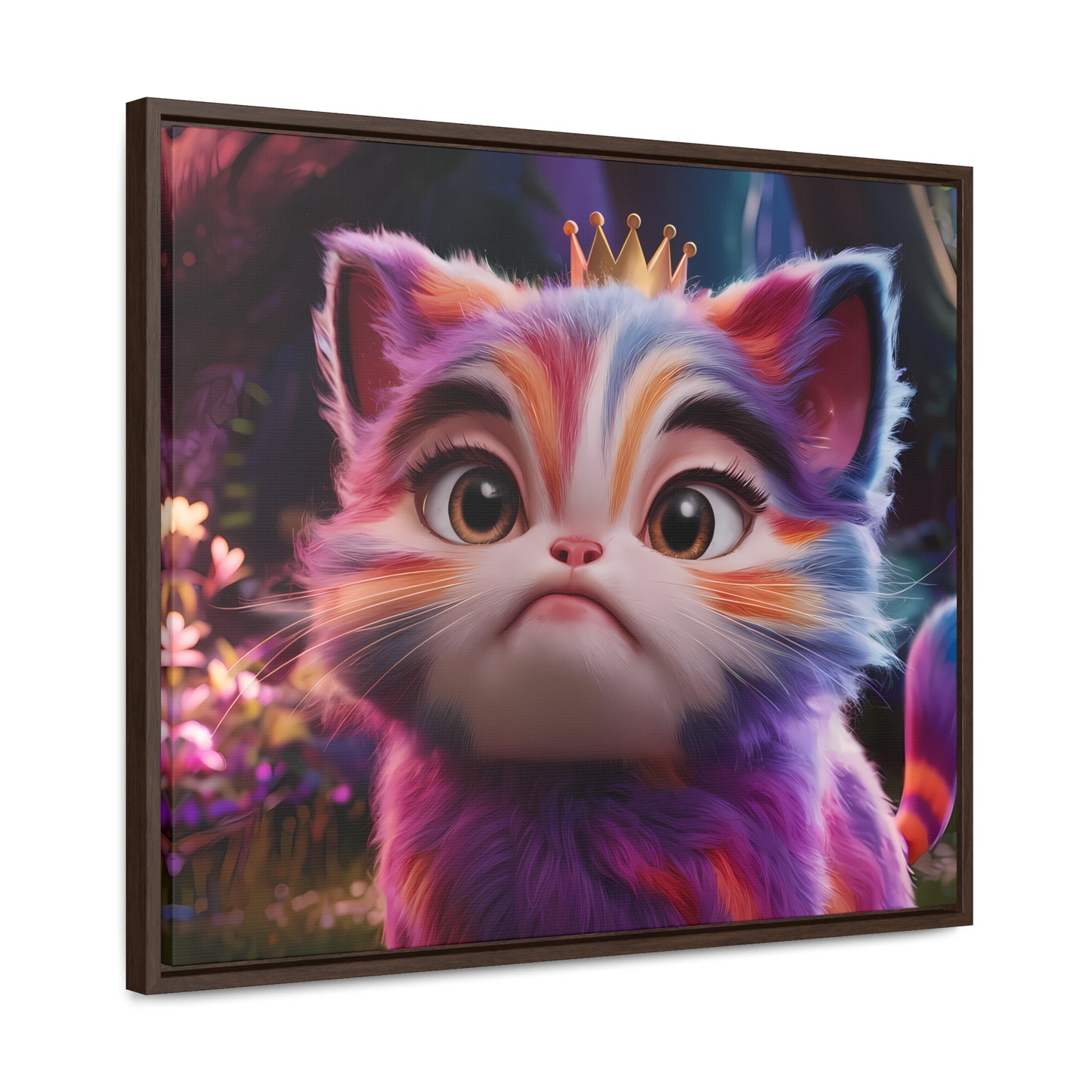 Regal Whiskers in the Enchanted Forest - Gallery Canvas Wraps, Horizontal Frame