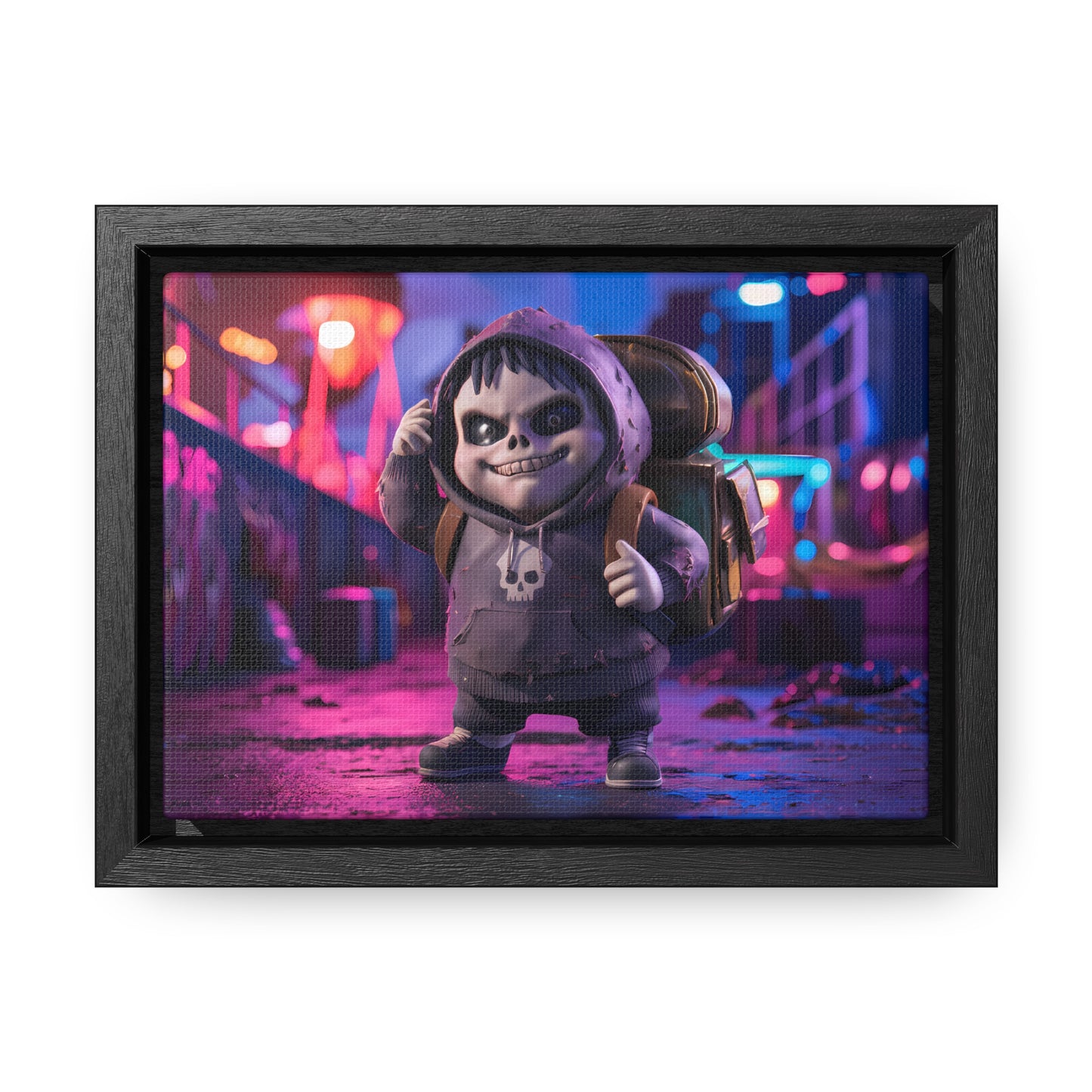 Midnight Mischief - Gallery Canvas Wraps, Horizontal Frame