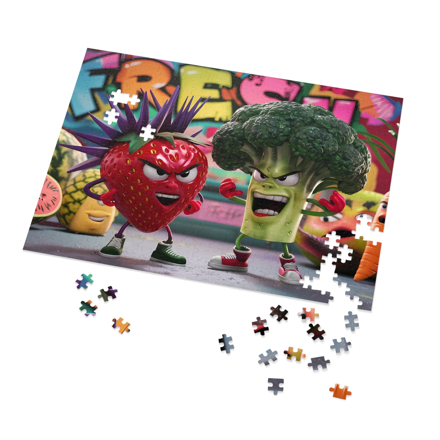 Fresh Rivals Showdown - Jigsaw Puzzle (30, 110, 252, 500,1000-Piece)