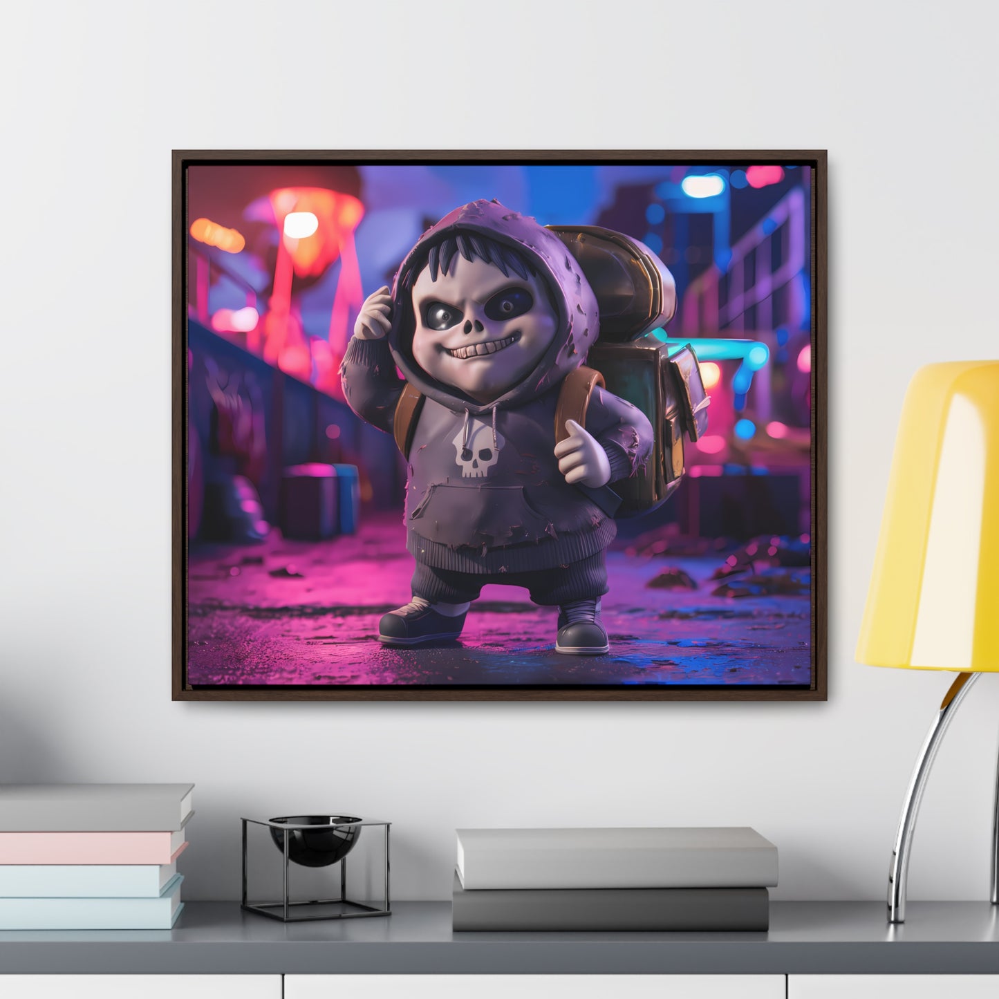 Midnight Mischief - Gallery Canvas Wraps, Horizontal Frame