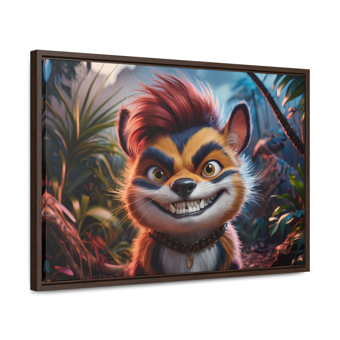 Rebel in the Jungle - Gallery Canvas Wraps, Horizontal Frame