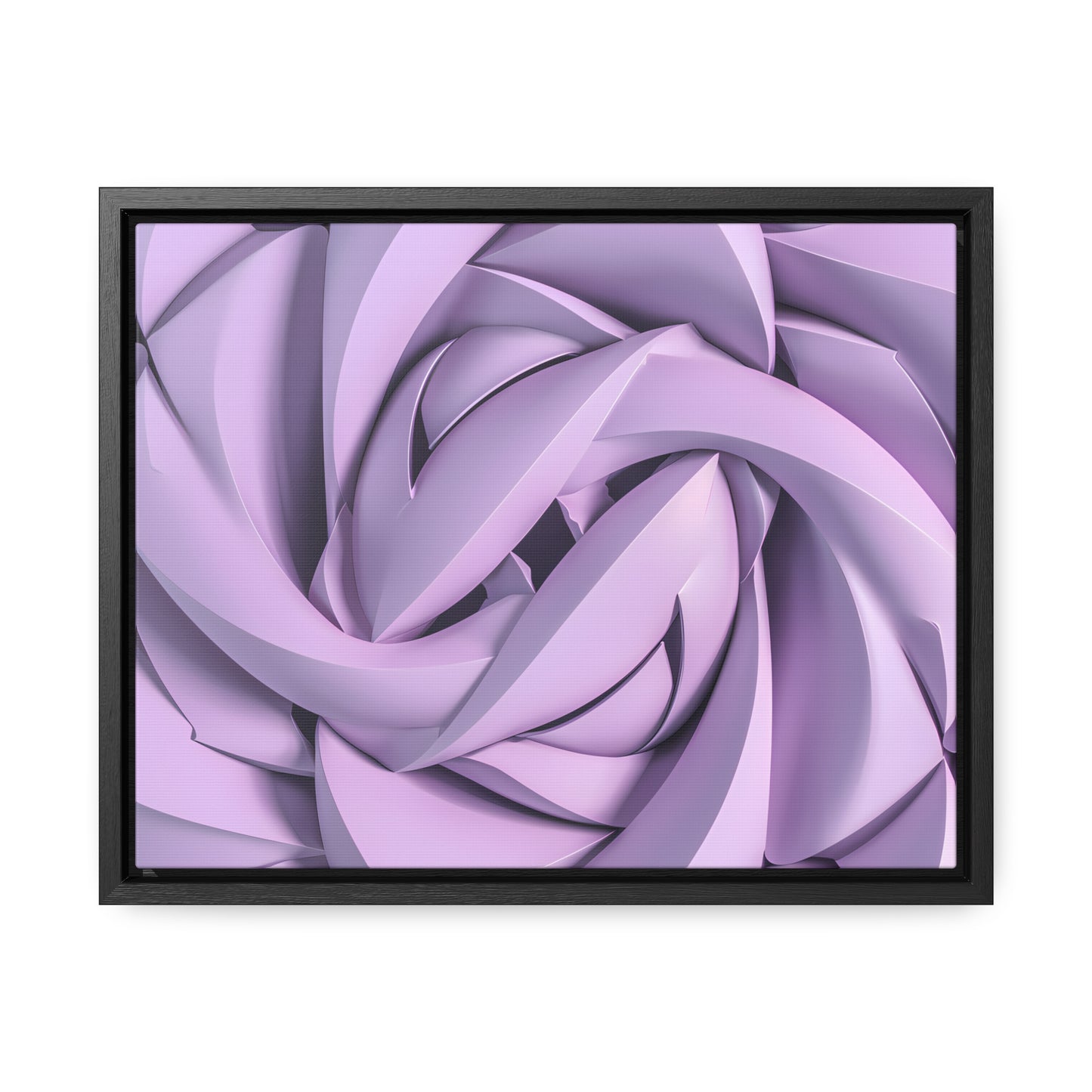 Spiral Petals - Gallery Canvas Wraps, Horizontal Frame