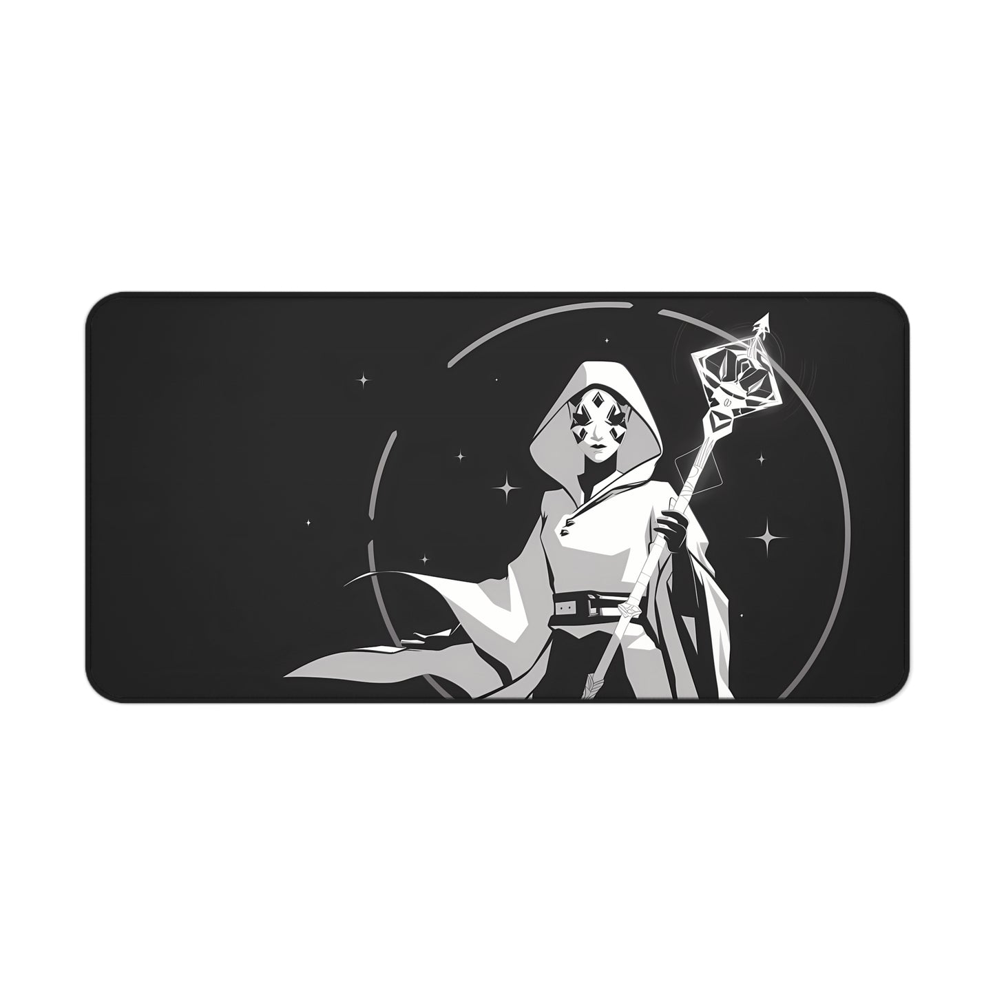 Geometric Light Mage - Desk Mat