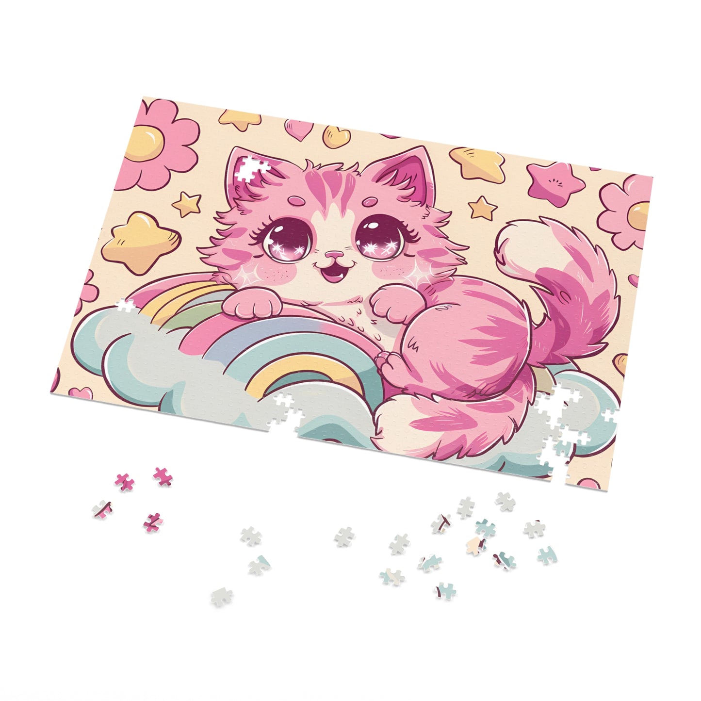 Cosmic Kitty Dreams - Jigsaw Puzzle (30, 110, 252, 500,1000-Piece)