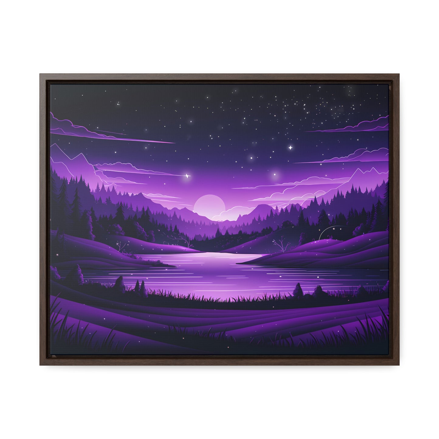 Twilight Serenity - Gallery Canvas Wraps, Horizontal Frame