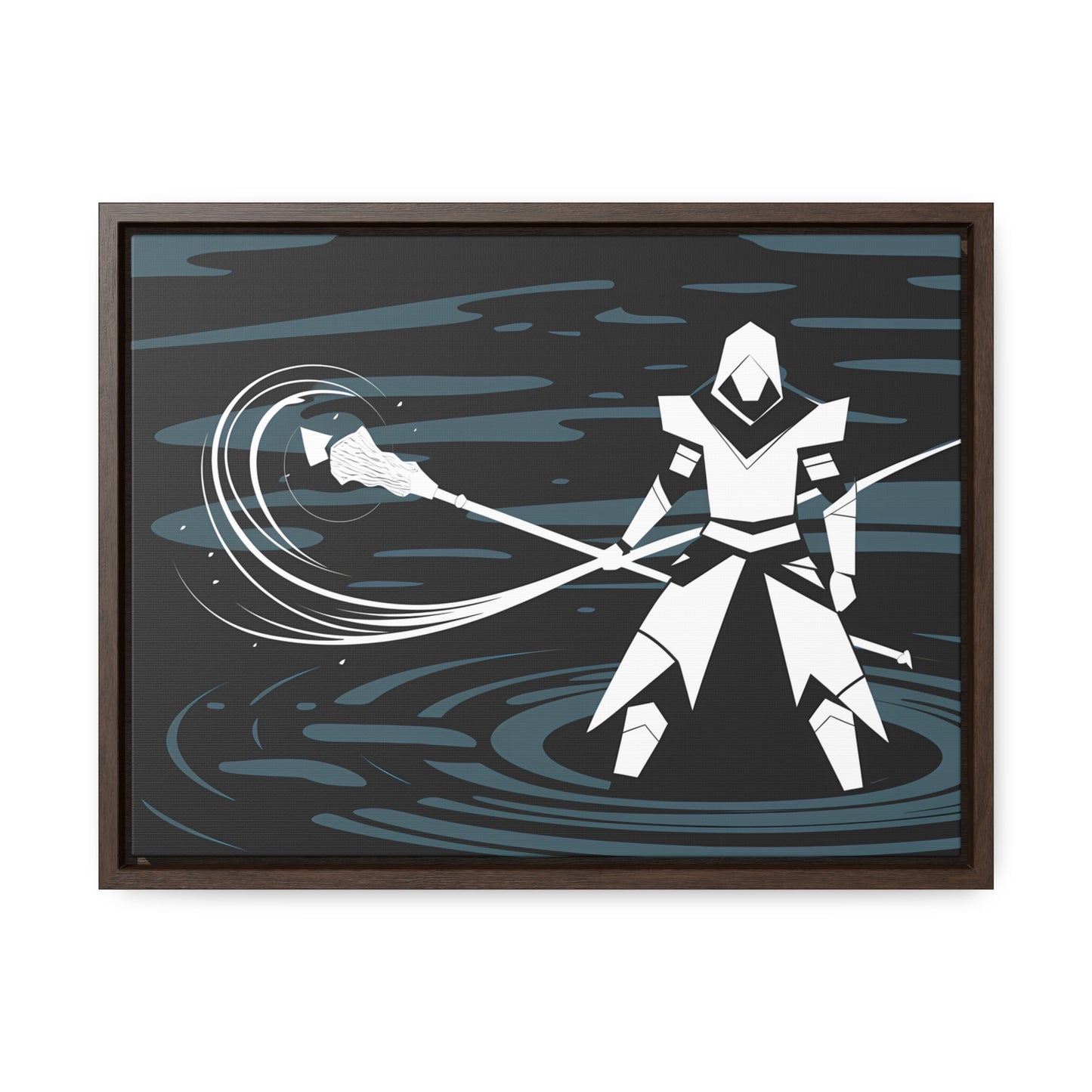 "Guardian of the Abyss" - Gallery Canvas Wraps, Horizontal Frame