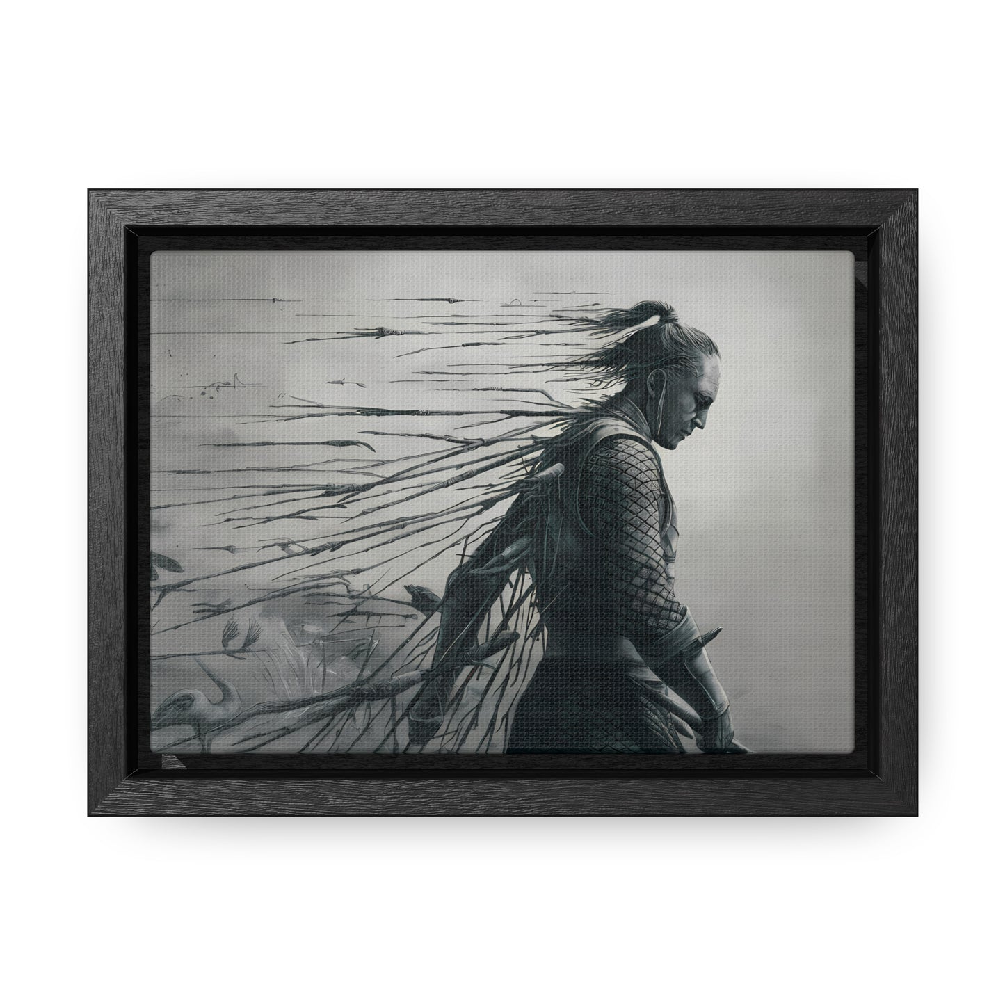 "Endurance in Silence" - Gallery Canvas Wraps, Horizontal Frame