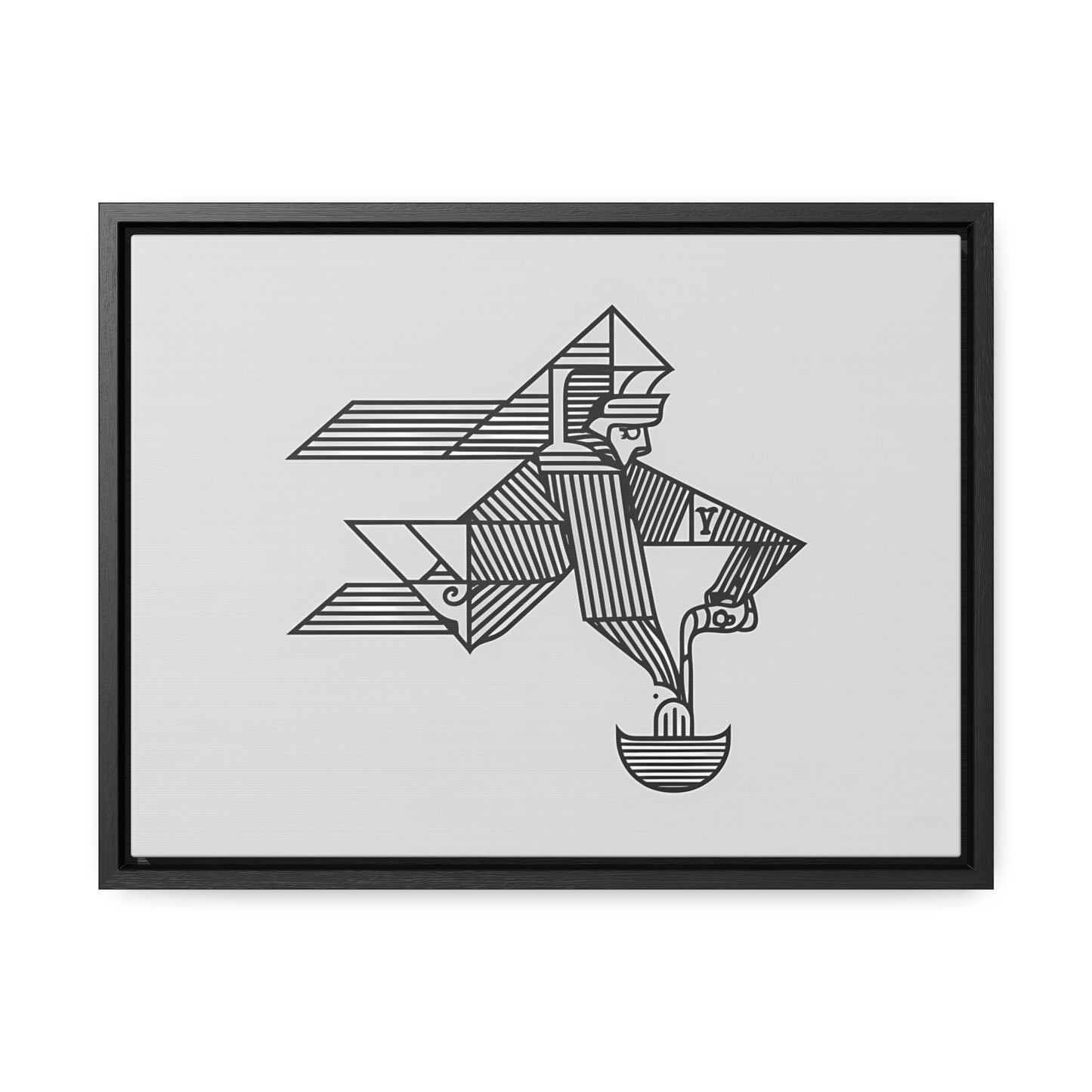 "The Water Bearer" - Gallery Canvas Wraps, Horizontal Frame