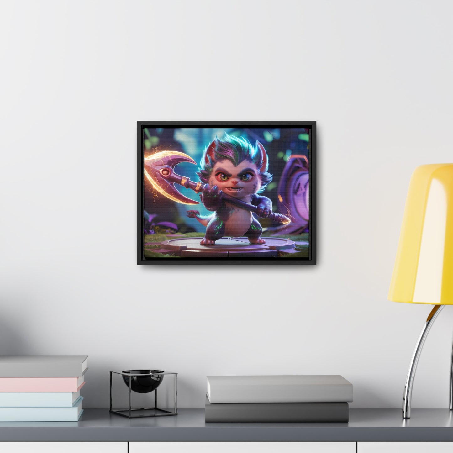 "Fierce Guardian of the Enchanted Forest" - Gallery Canvas Wraps, Horizontal Frame