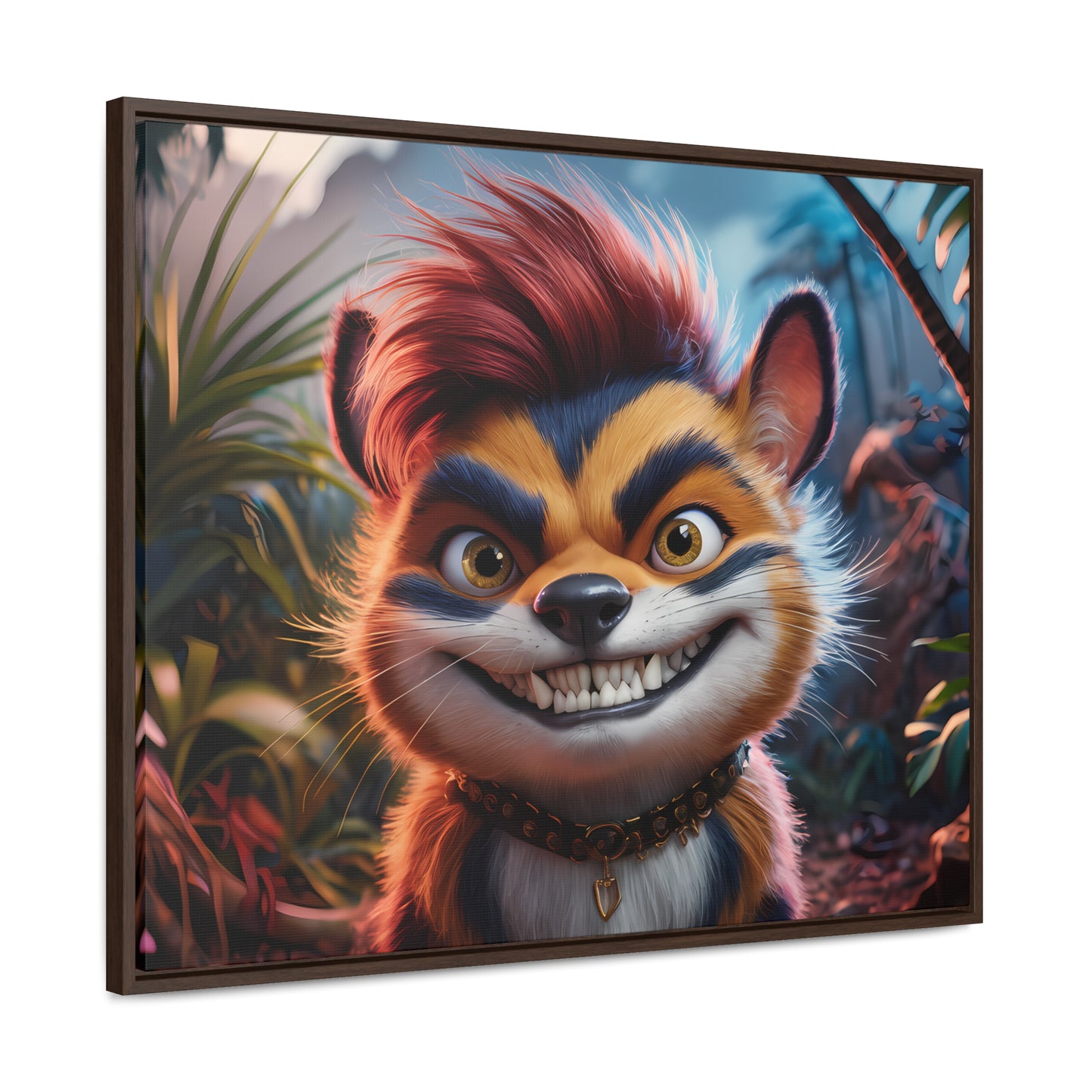 Rebel in the Jungle - Gallery Canvas Wraps, Horizontal Frame