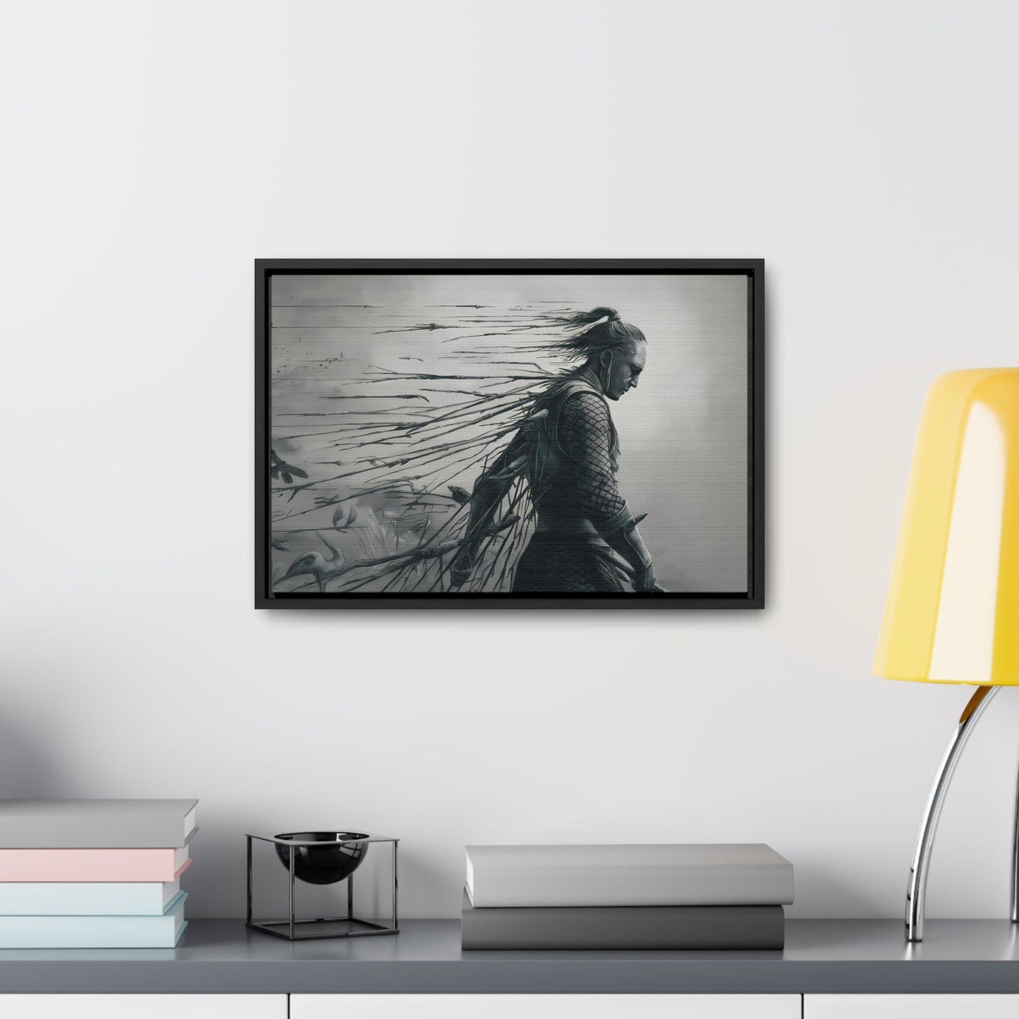 "Endurance in Silence" - Gallery Canvas Wraps, Horizontal Frame