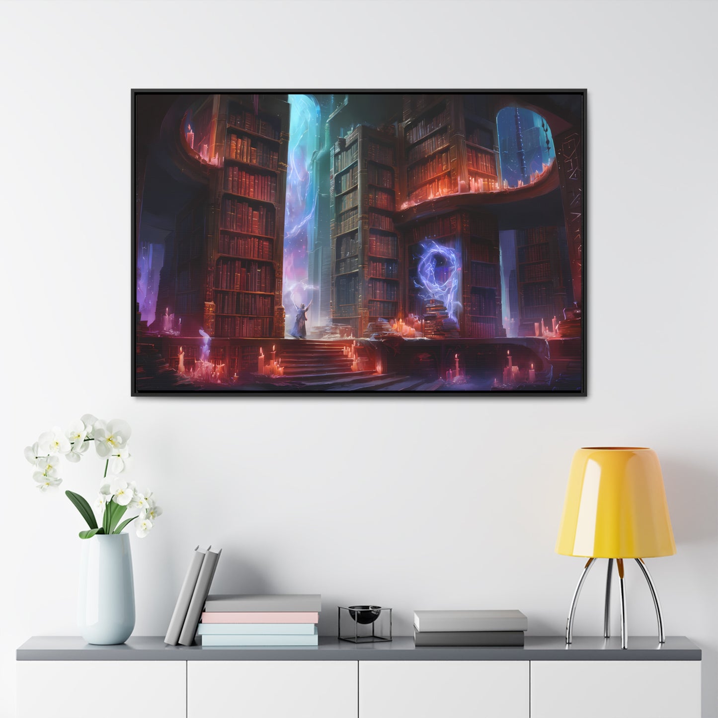 The Arcane Library of Eternal Wisdom - Gallery Canvas Wraps, Horizontal Frame