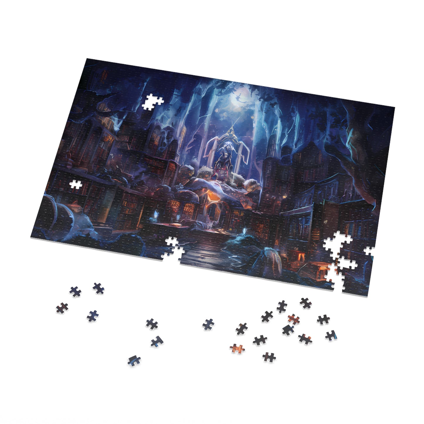 Sanctuary of Forgotten Knowledge - Jigsaw Puzzle (30, 110, 252, 500,1000-Piece)