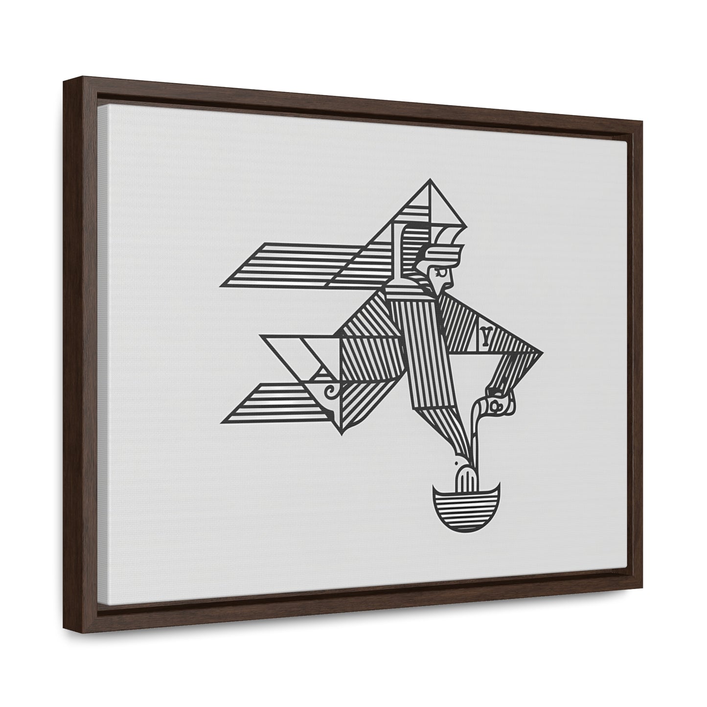 "The Water Bearer" - Gallery Canvas Wraps, Horizontal Frame