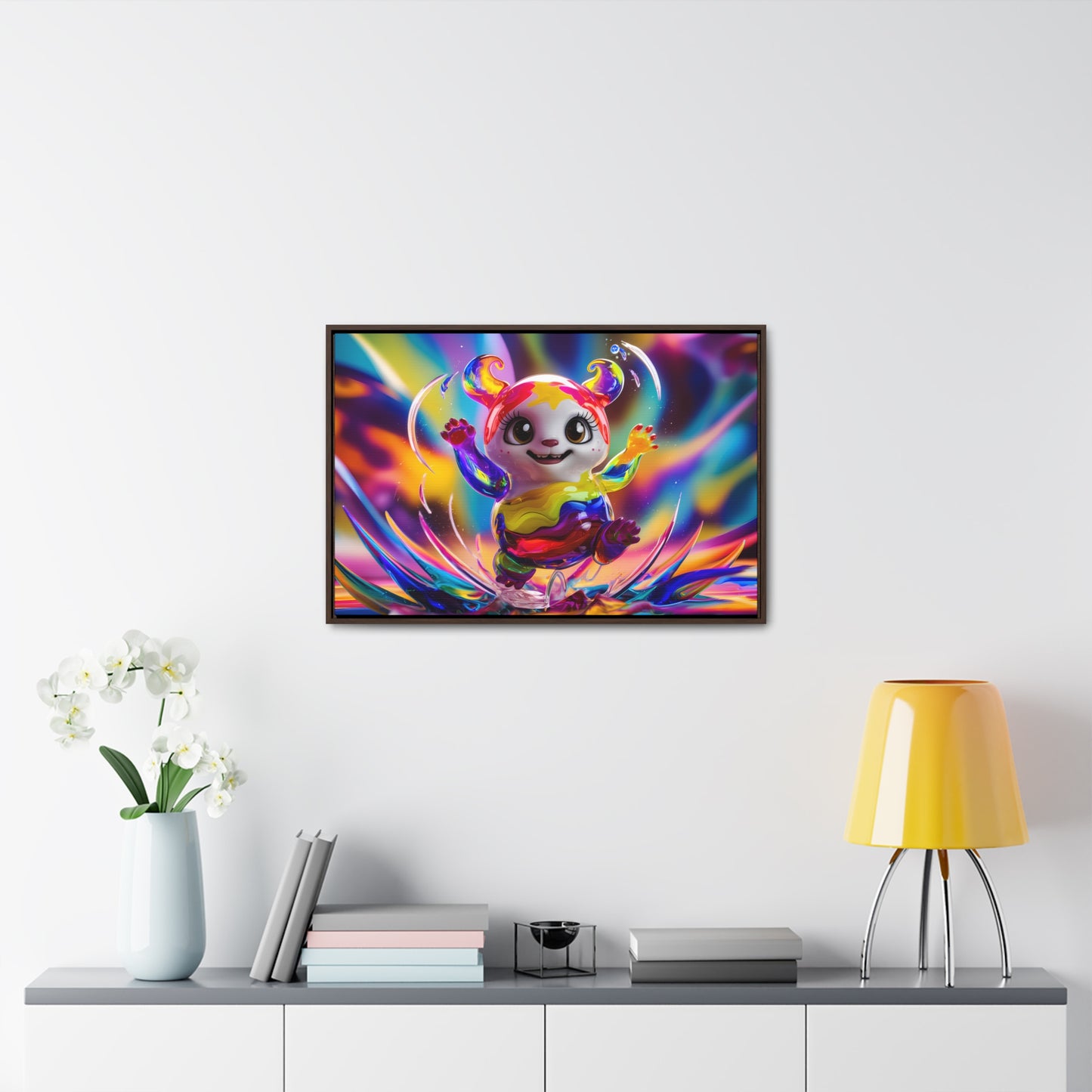 Splash of Joy - Gallery Canvas Wraps, Horizontal Frame