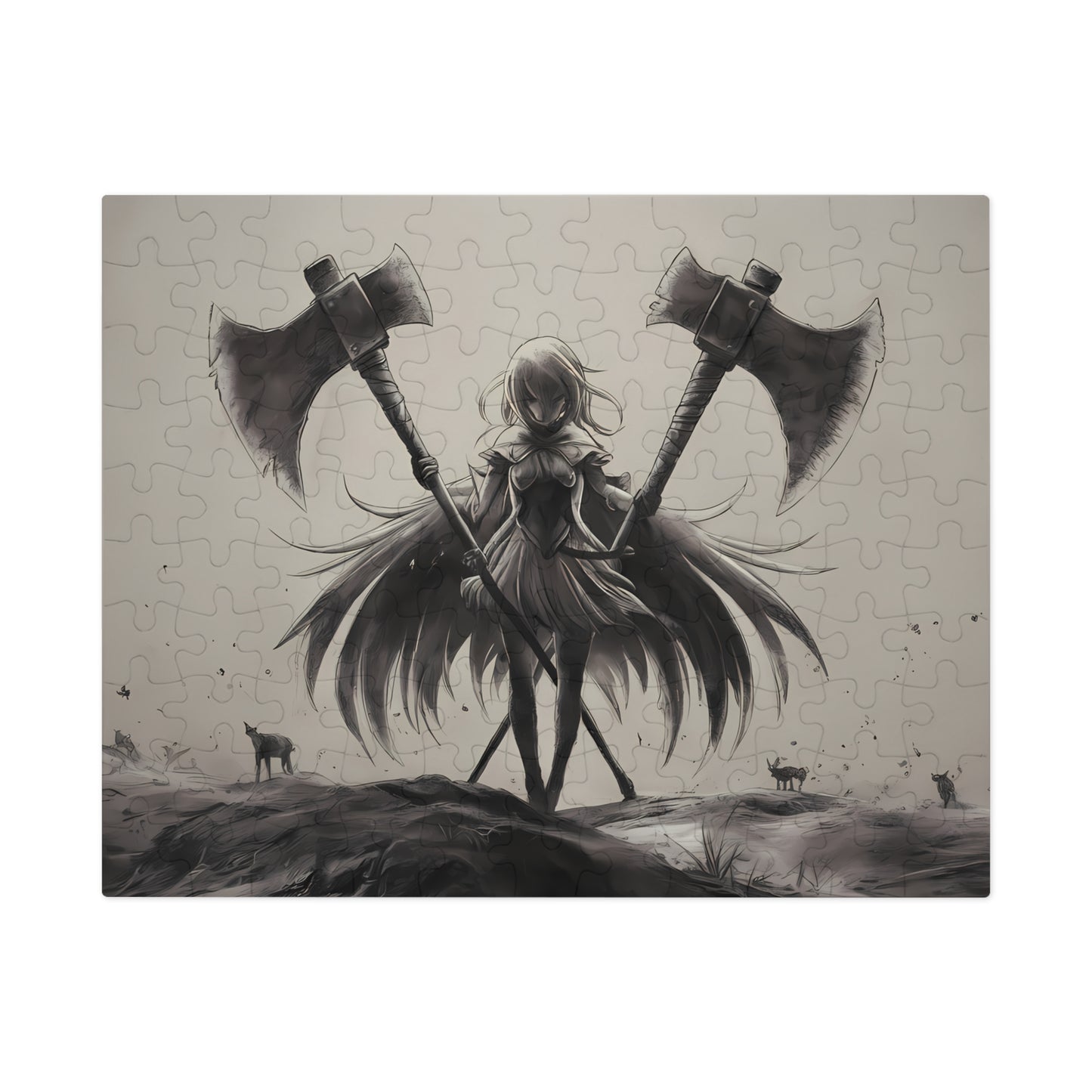 "Angel of Desolation" - Jigsaw Puzzle (30, 110, 252, 500,1000-Piece)