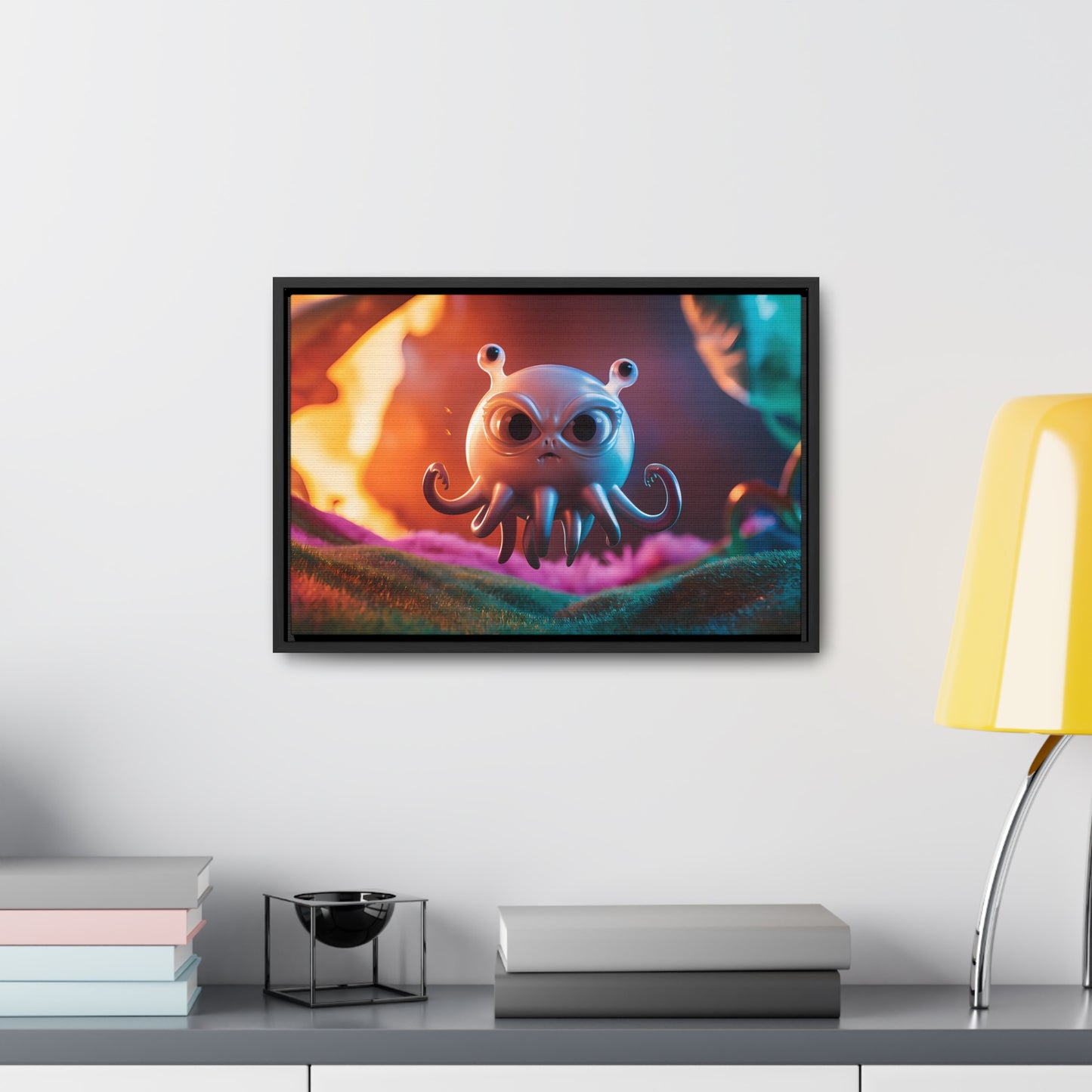 Wrath of the Alien Cephalopod - Gallery Canvas Wraps, Horizontal Frame