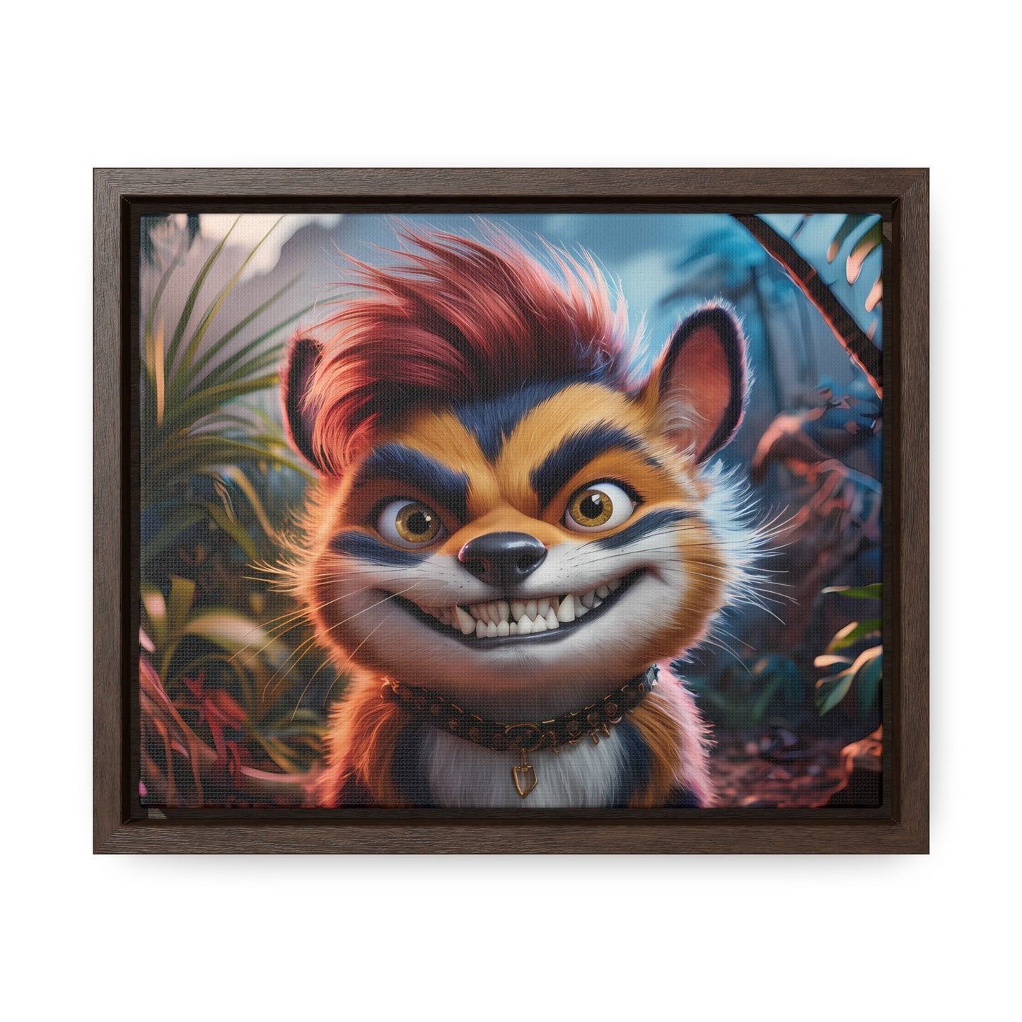 Rebel in the Jungle - Gallery Canvas Wraps, Horizontal Frame