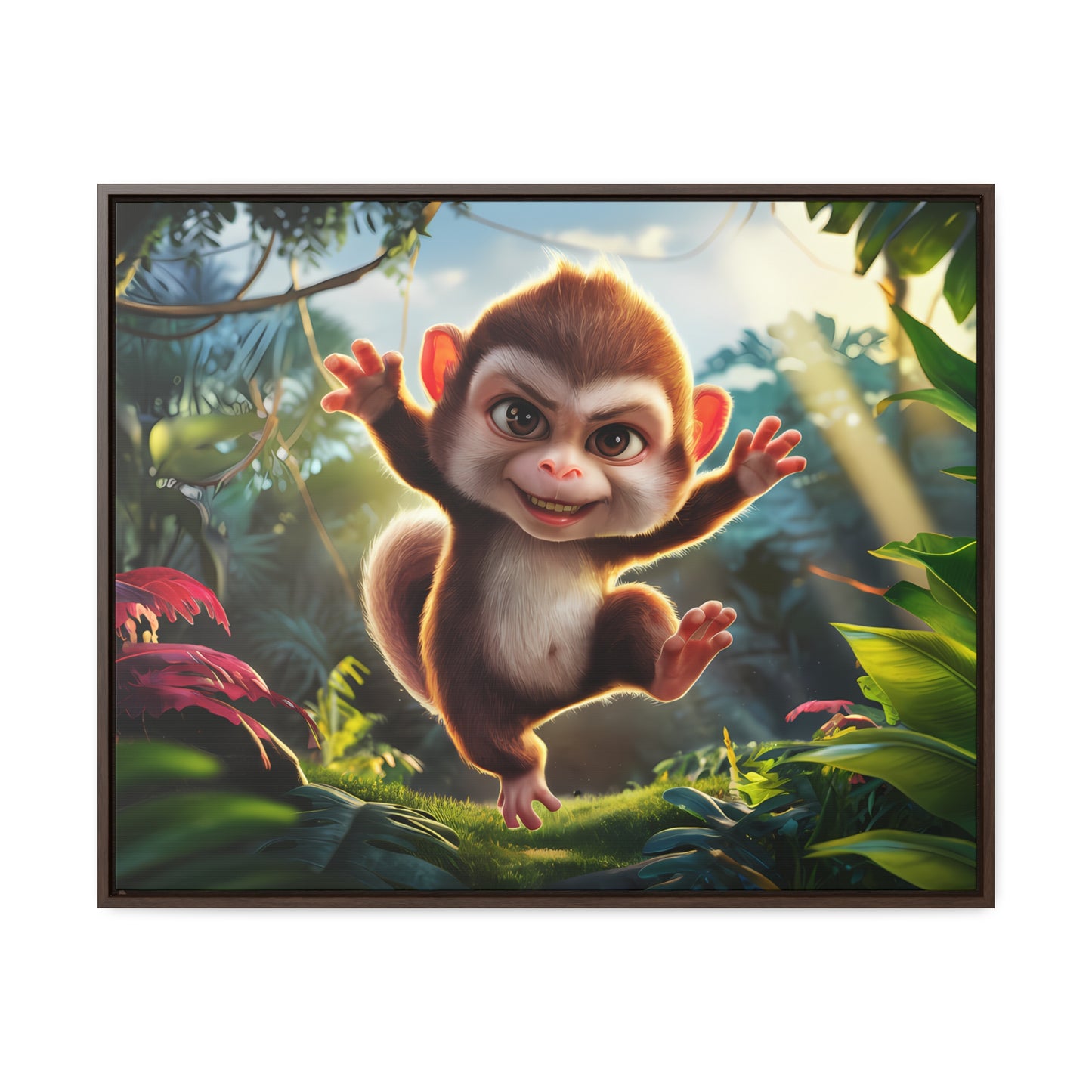 Jungle Joy - Gallery Canvas Wraps, Horizontal Frame