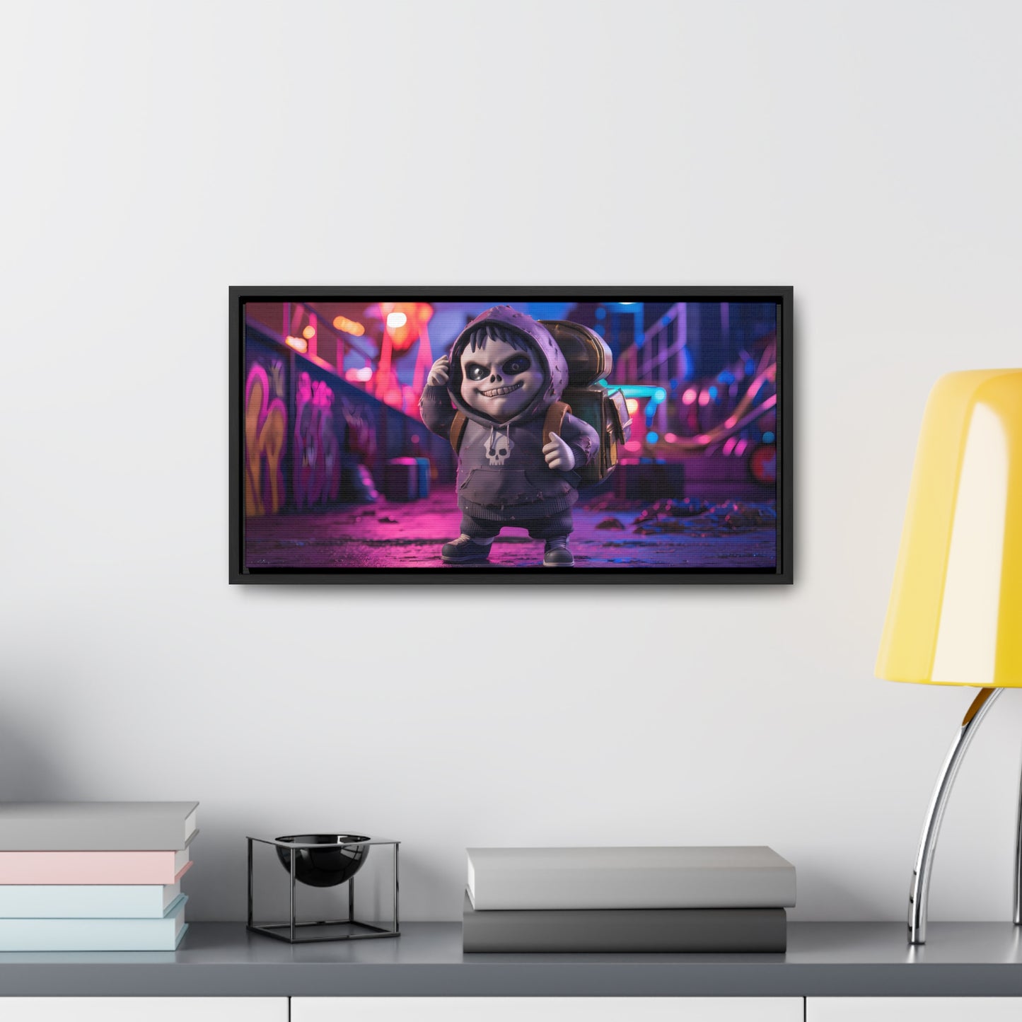 Midnight Mischief - Gallery Canvas Wraps, Horizontal Frame