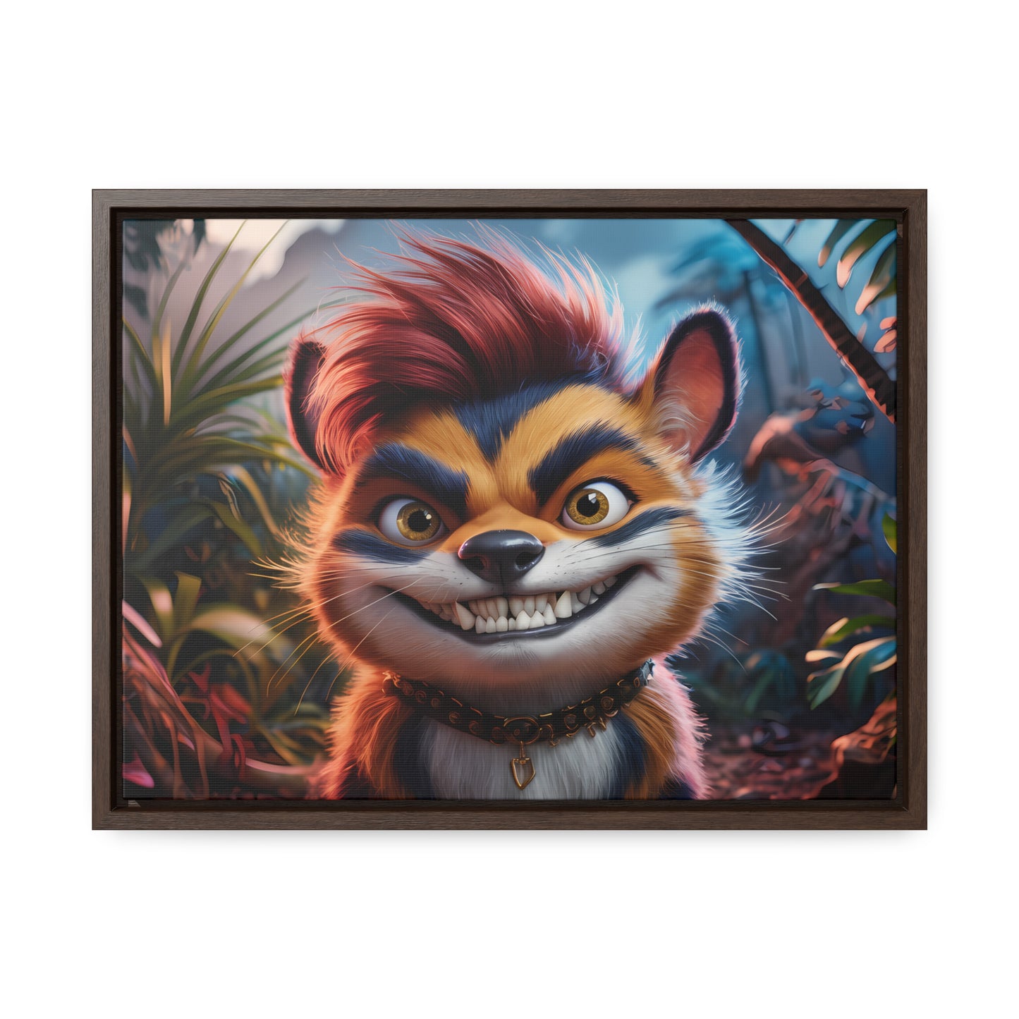 Rebel in the Jungle - Gallery Canvas Wraps, Horizontal Frame