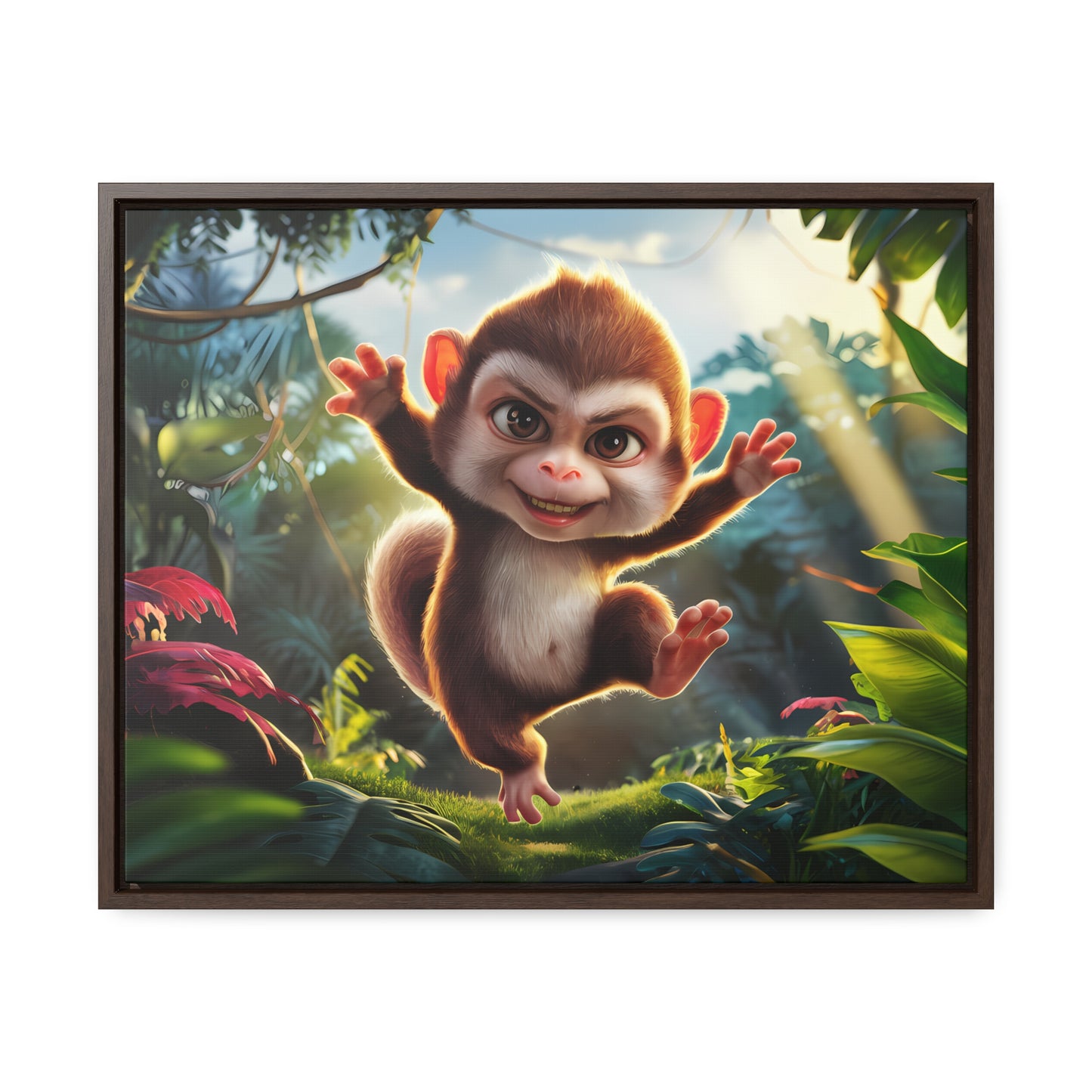 Jungle Joy - Gallery Canvas Wraps, Horizontal Frame