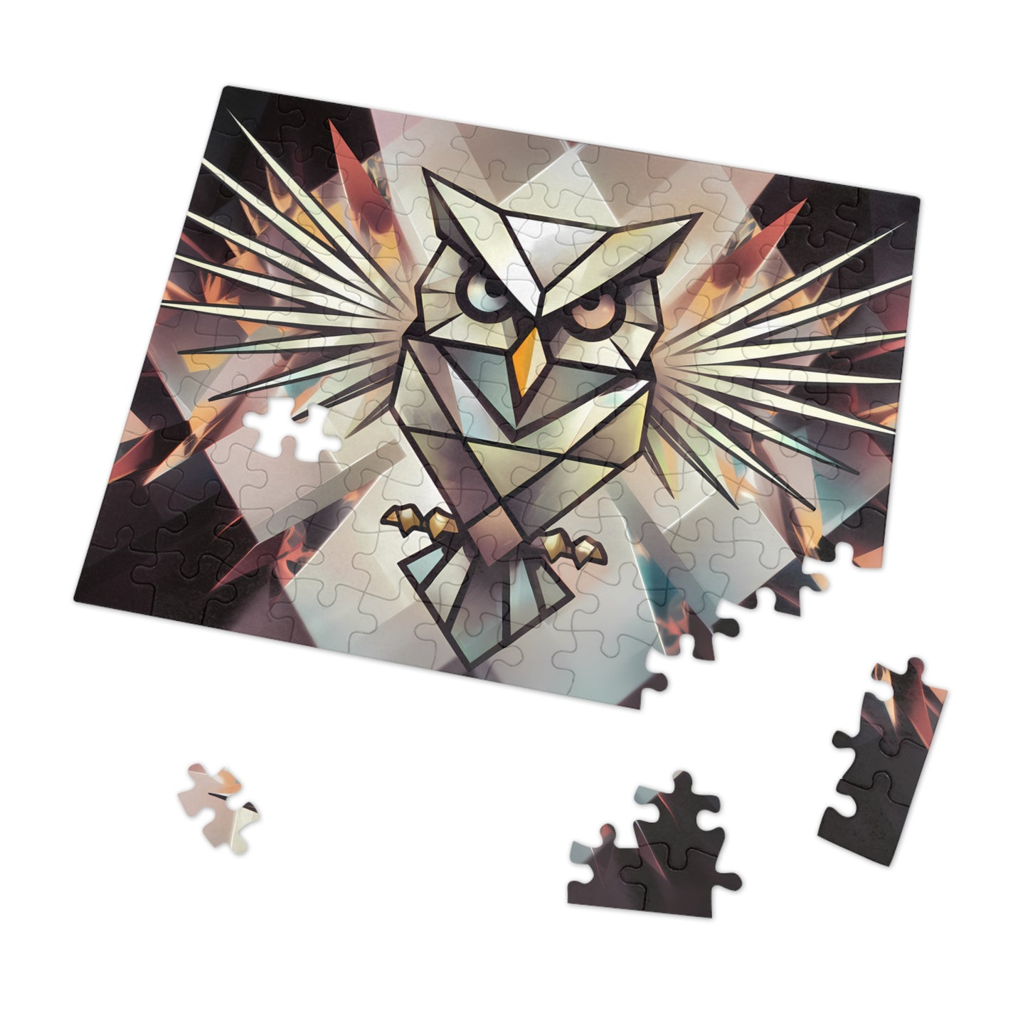 Guardian of the Geometric Night - Jigsaw Puzzle (30, 110, 252, 500,1000-Piece)