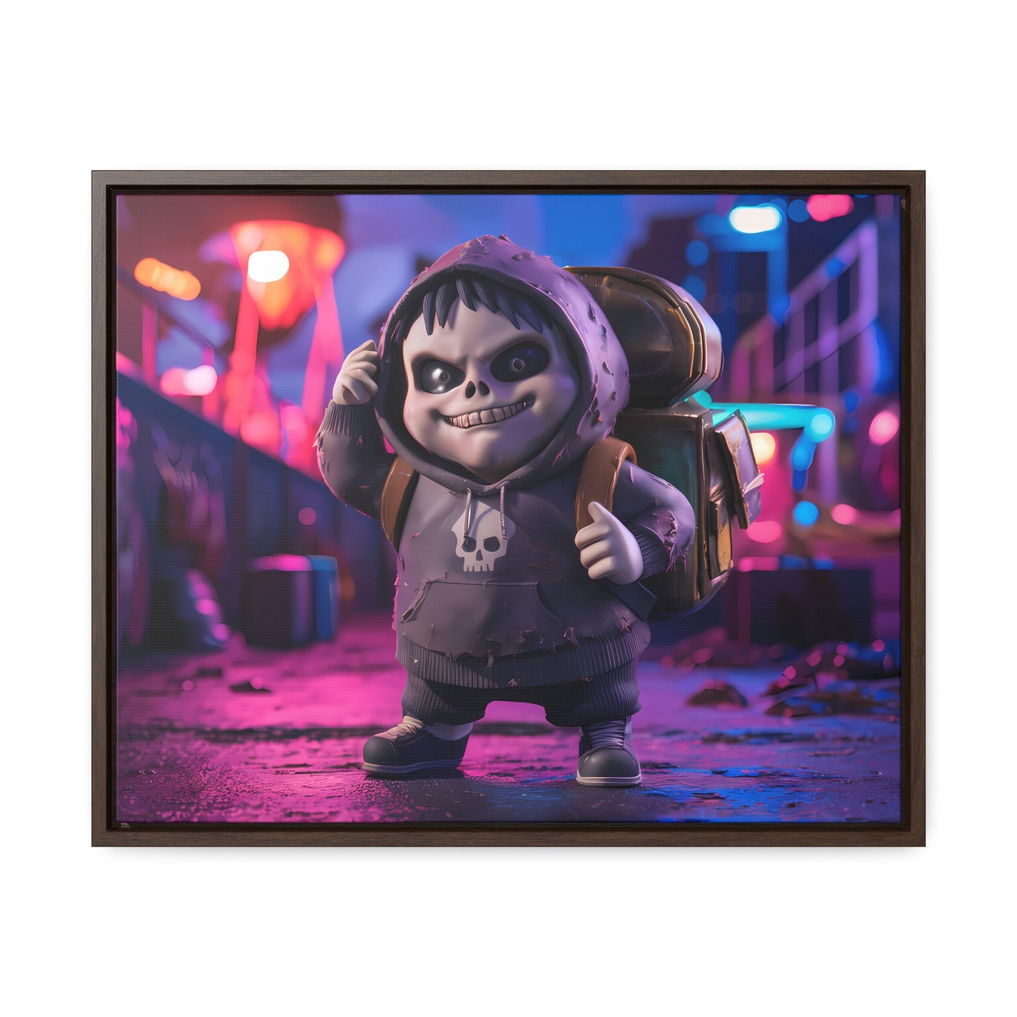 Midnight Mischief - Gallery Canvas Wraps, Horizontal Frame