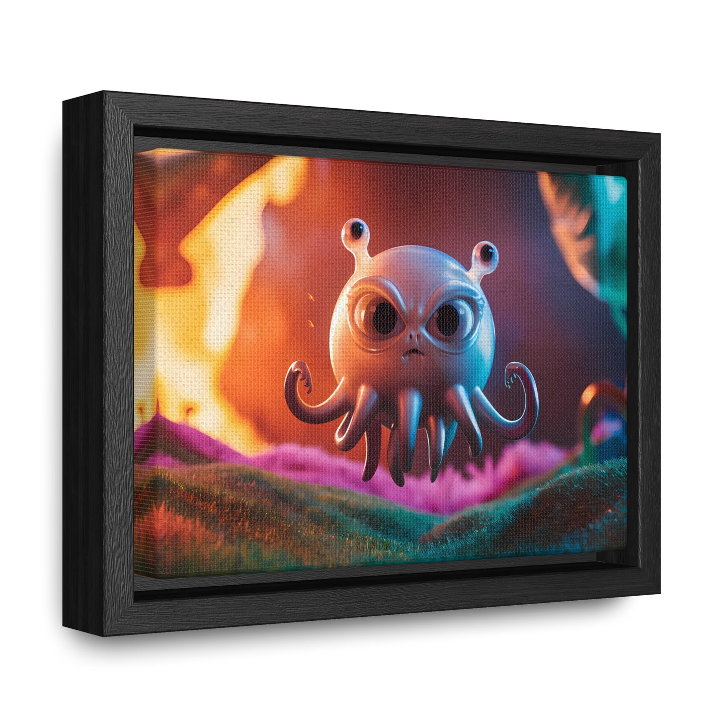 Wrath of the Alien Cephalopod - Gallery Canvas Wraps, Horizontal Frame