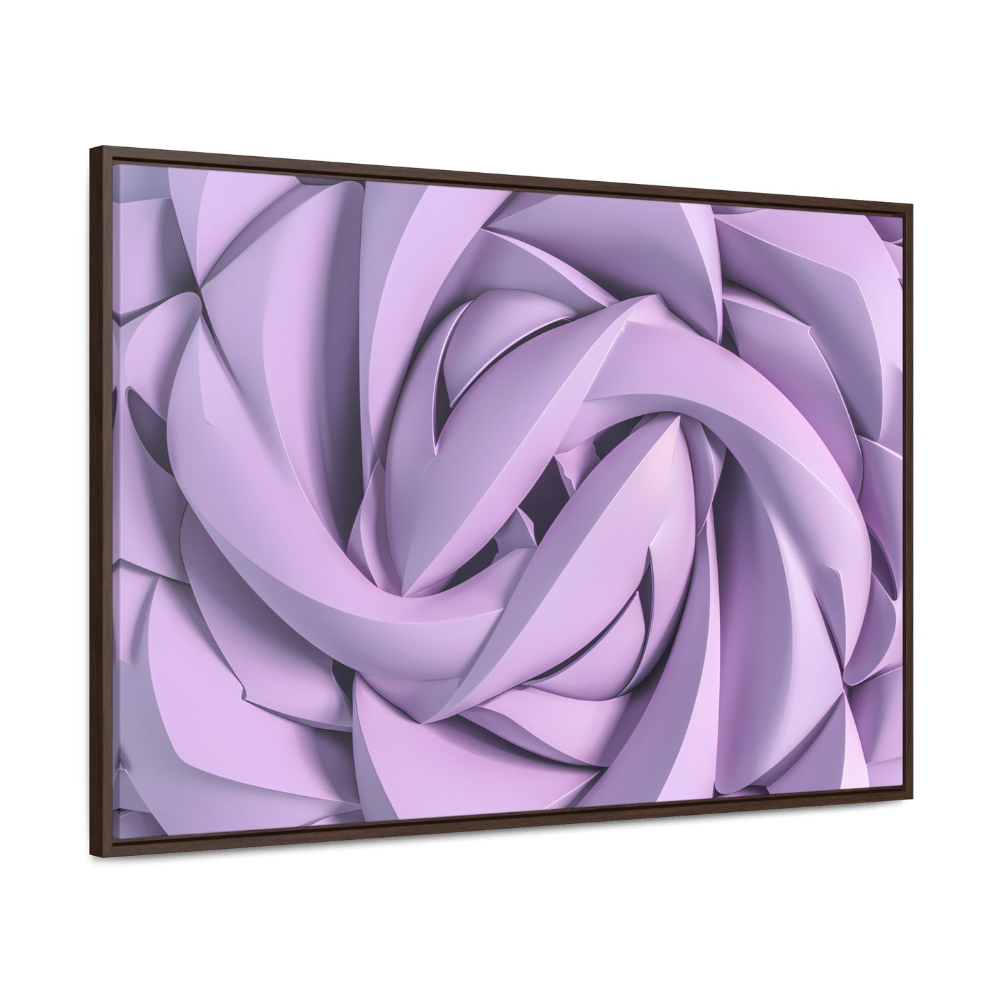 Spiral Petals - Gallery Canvas Wraps, Horizontal Frame