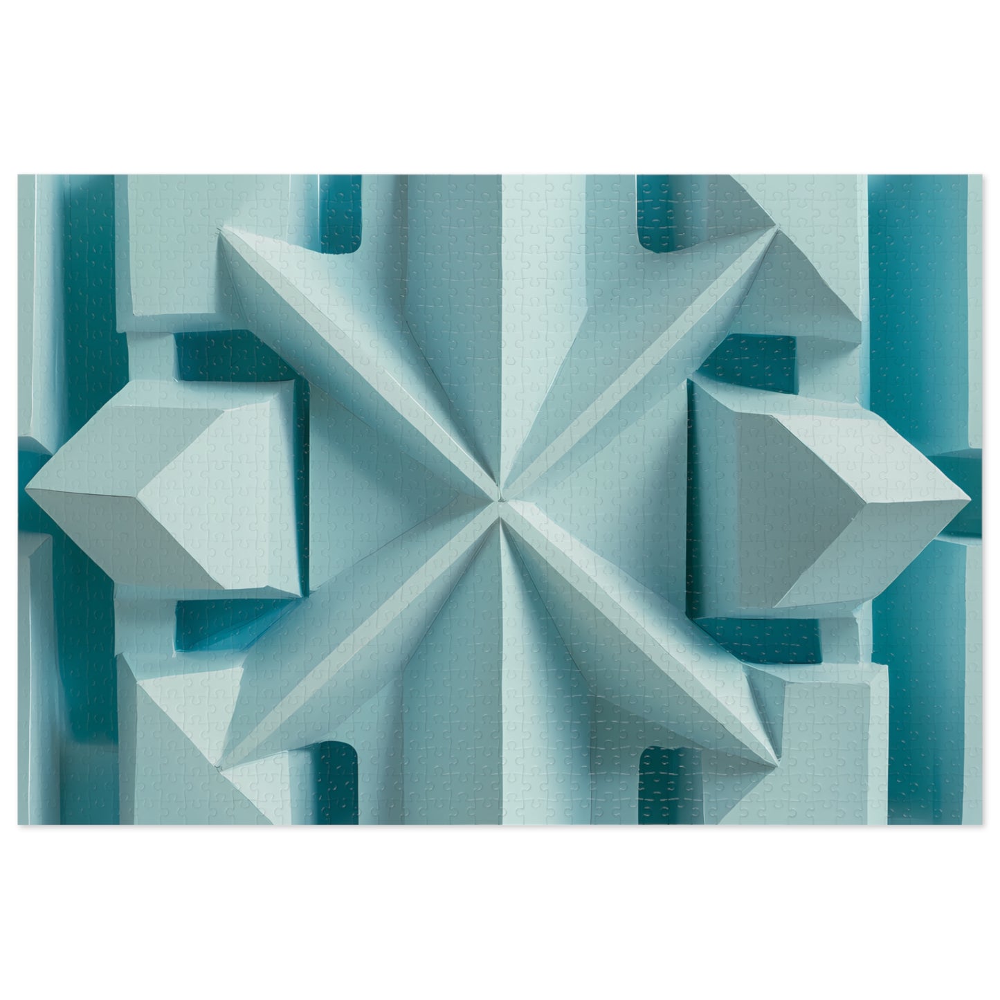 Geometric Frost - Jigsaw Puzzle (30, 110, 252, 500,1000-Piece)