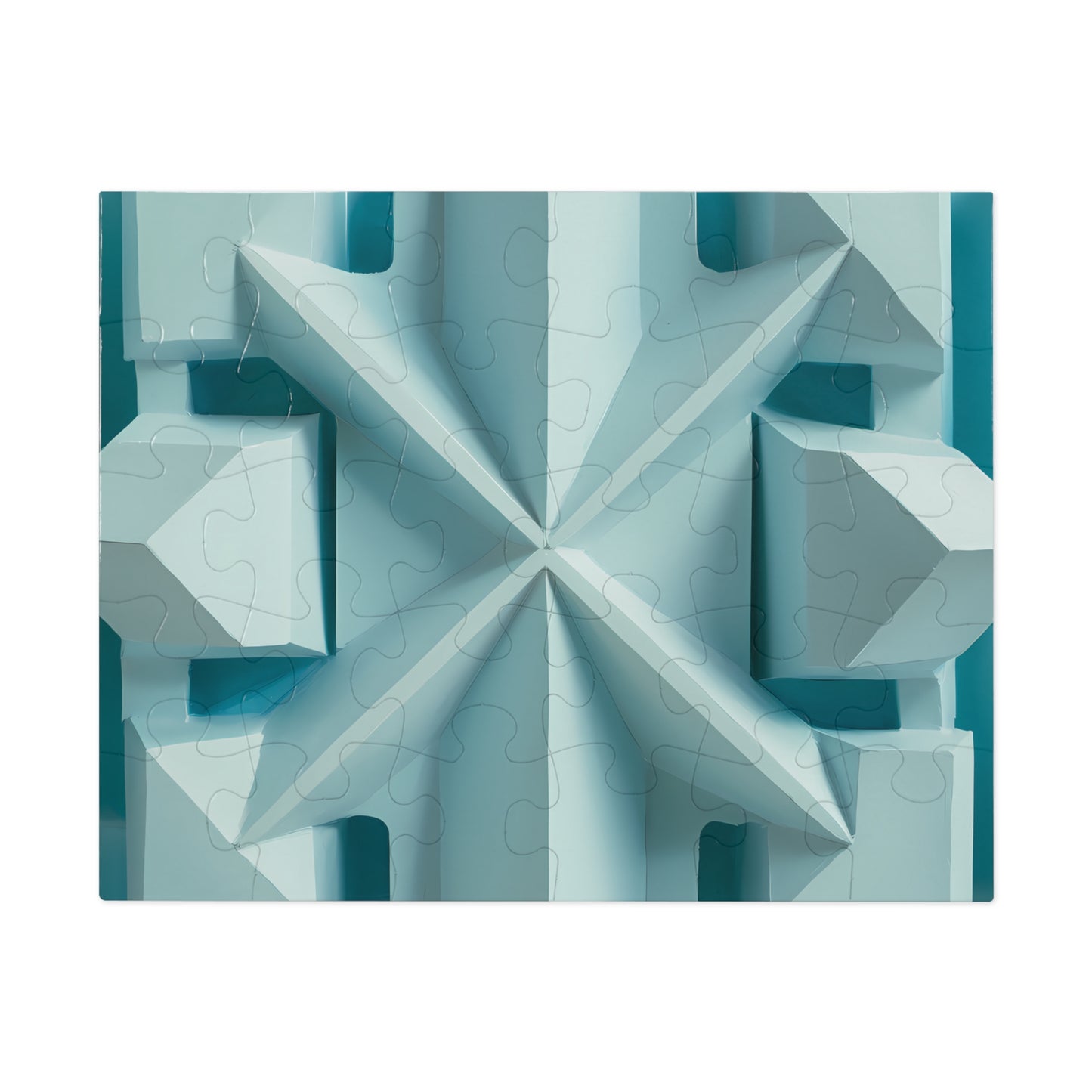 Geometric Frost - Jigsaw Puzzle (30, 110, 252, 500,1000-Piece)