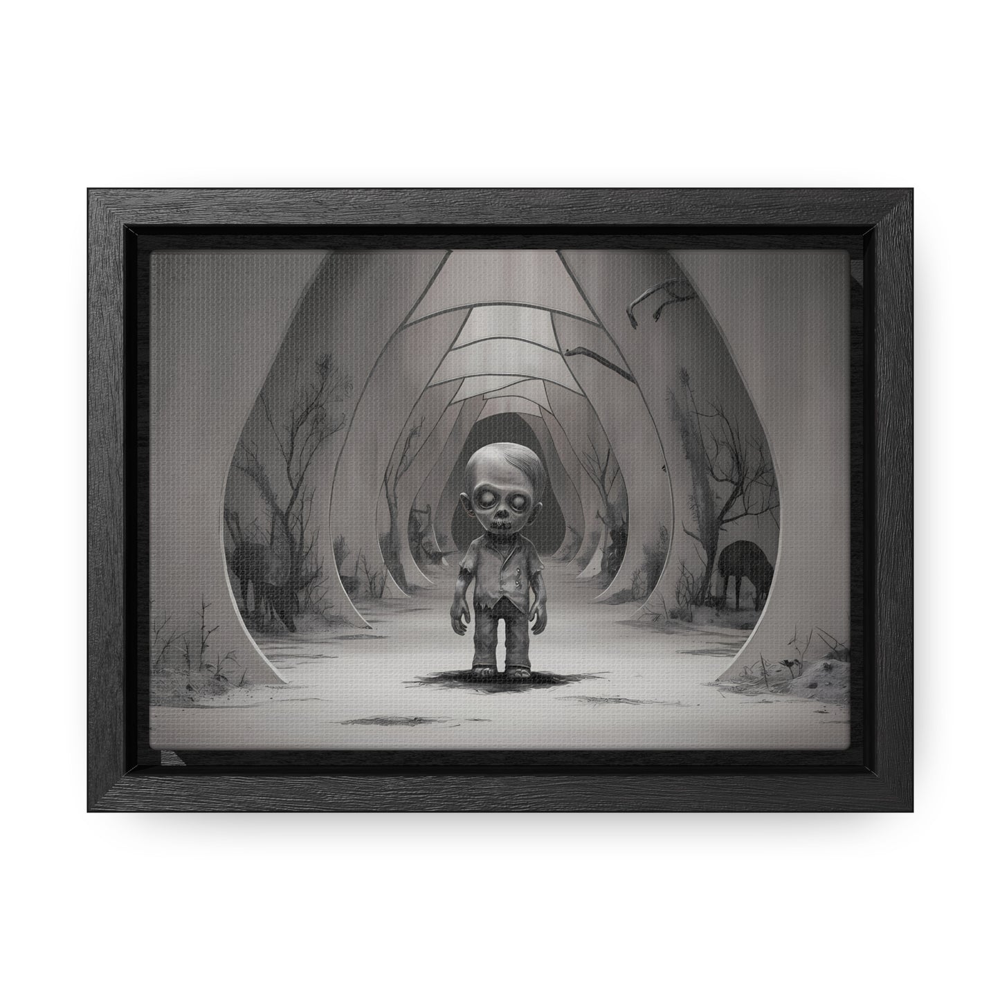"Echoes of the Forgotten" - Gallery Canvas Wraps, Horizontal Frame