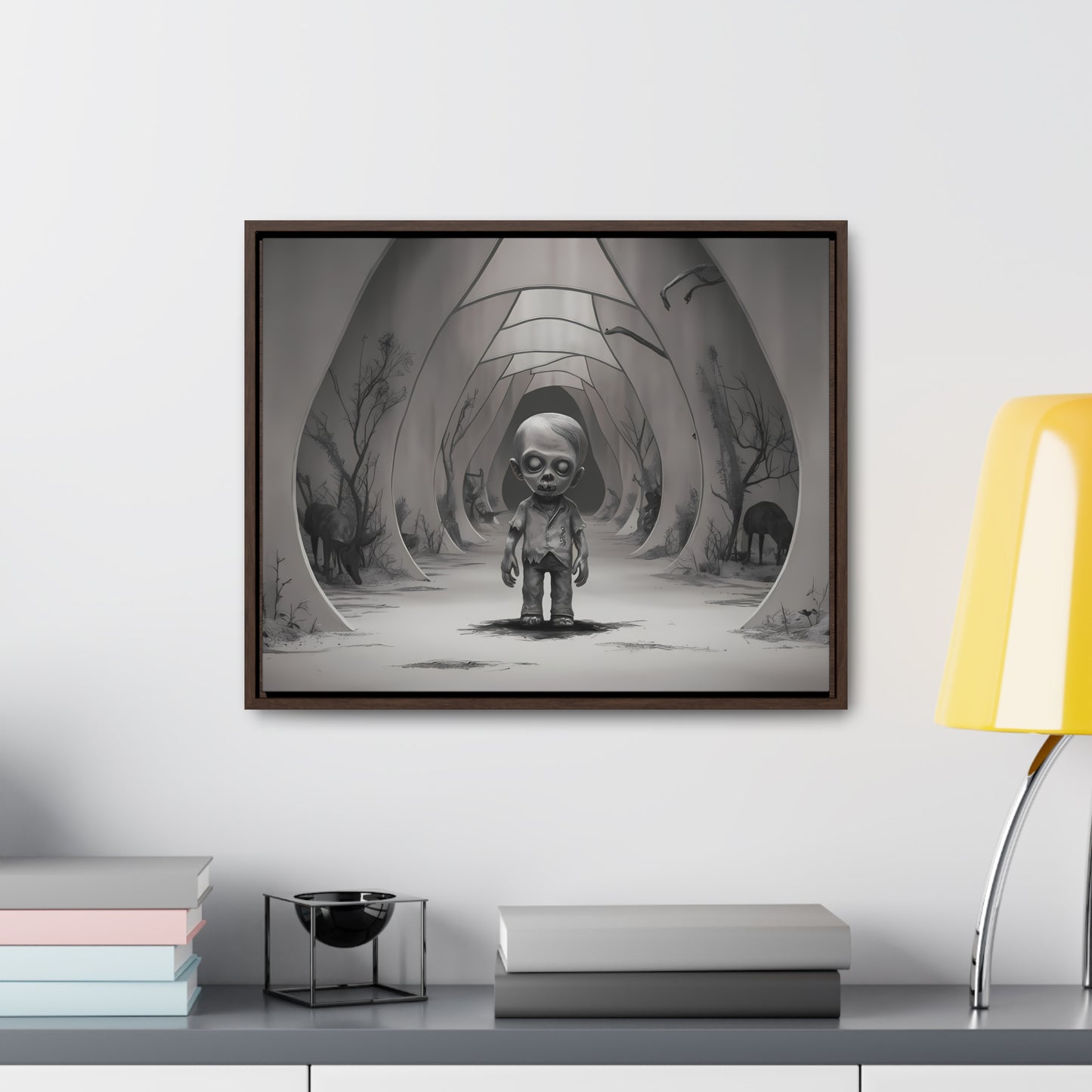 "Echoes of the Forgotten" - Gallery Canvas Wraps, Horizontal Frame