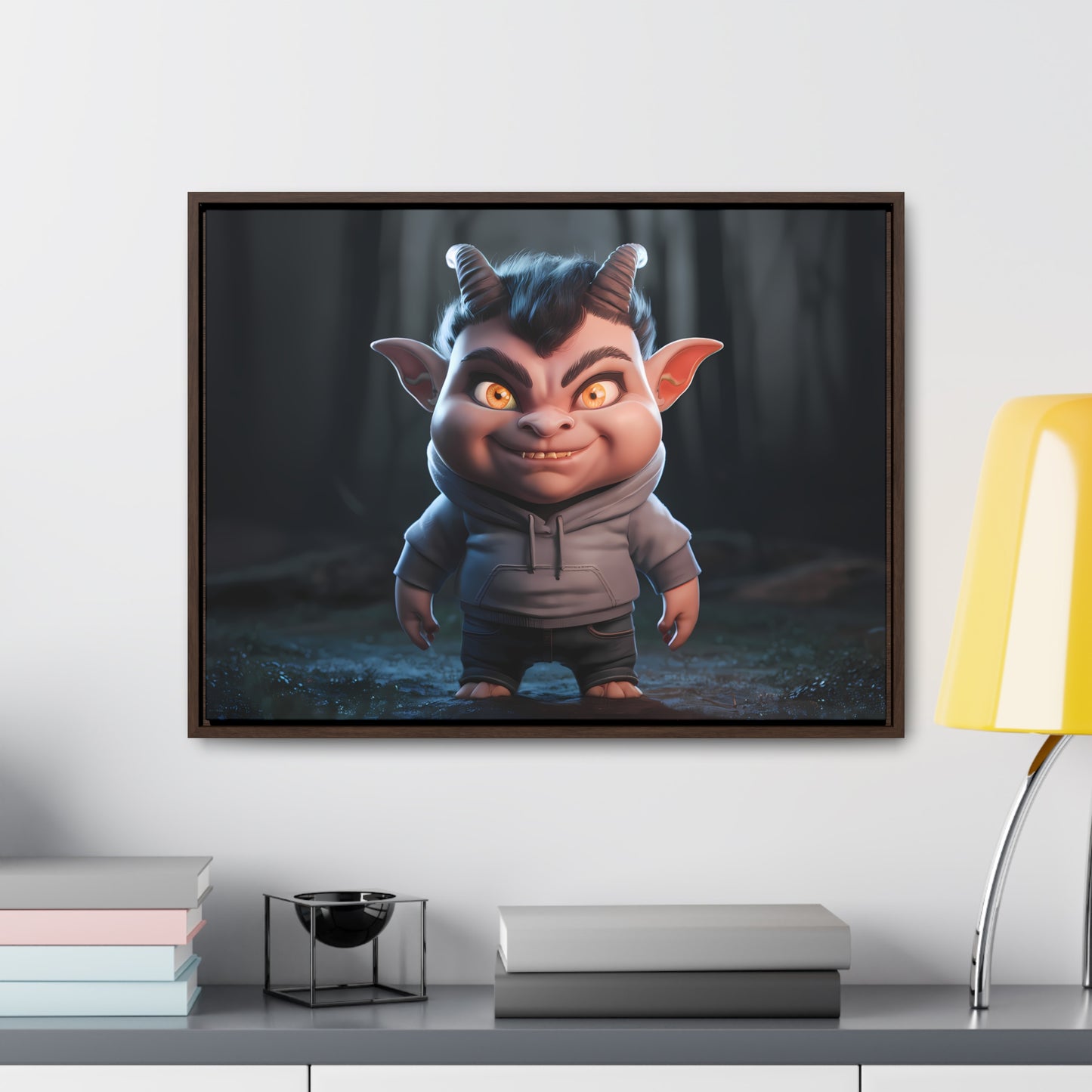 "Forest Mischief" - Gallery Canvas Wraps, Horizontal Frame