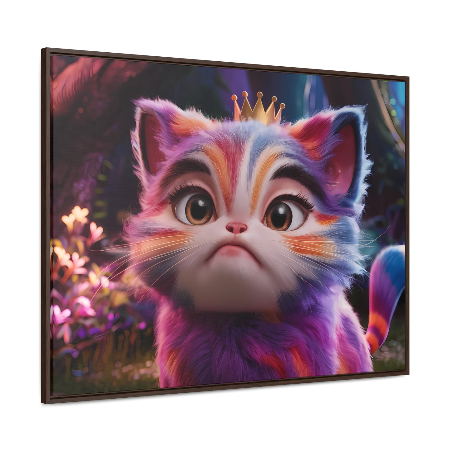Regal Whiskers in the Enchanted Forest - Gallery Canvas Wraps, Horizontal Frame