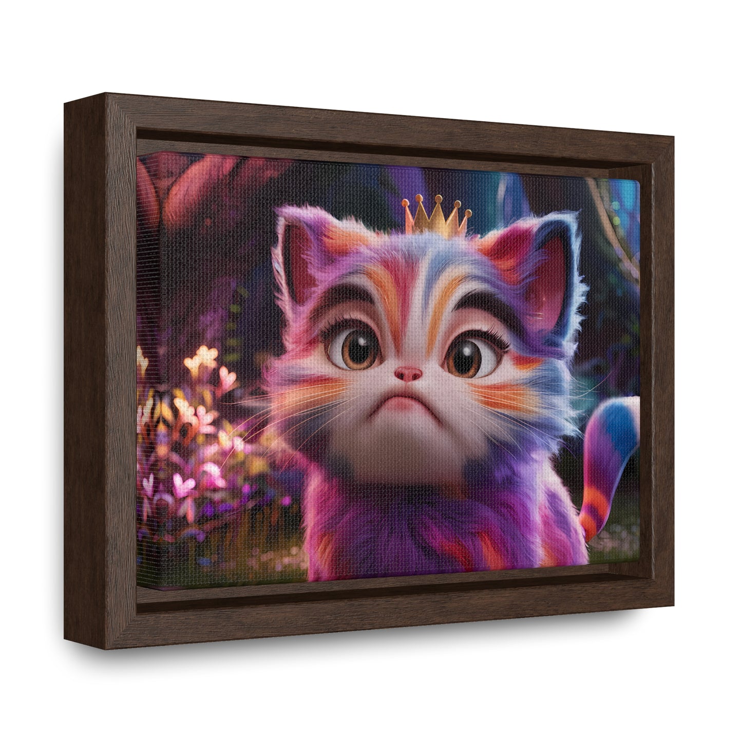 Regal Whiskers in the Enchanted Forest - Gallery Canvas Wraps, Horizontal Frame