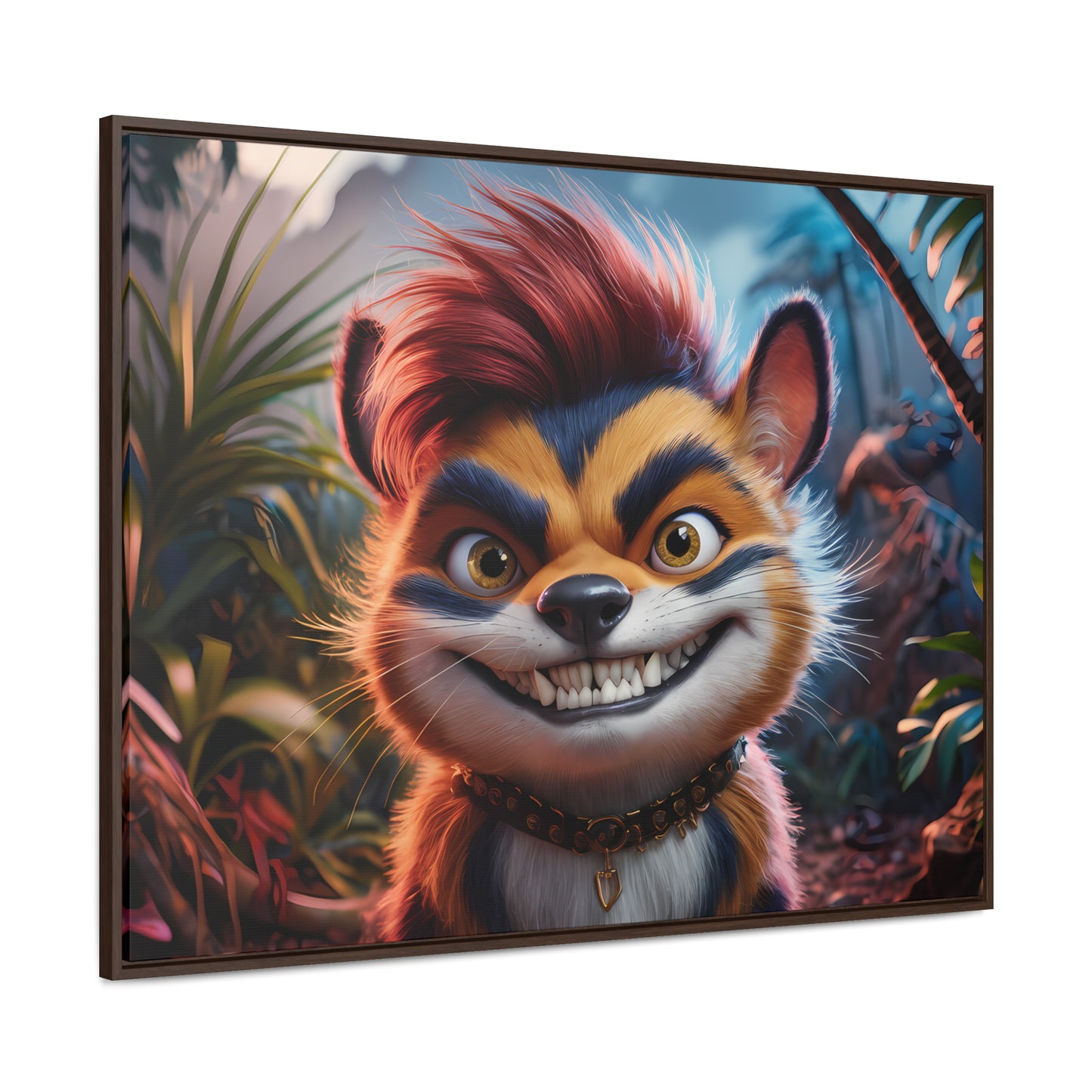 Rebel in the Jungle - Gallery Canvas Wraps, Horizontal Frame