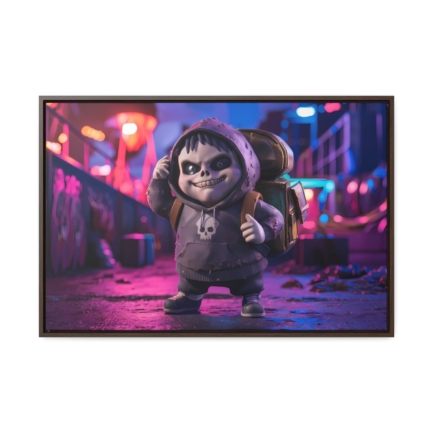 Midnight Mischief - Gallery Canvas Wraps, Horizontal Frame