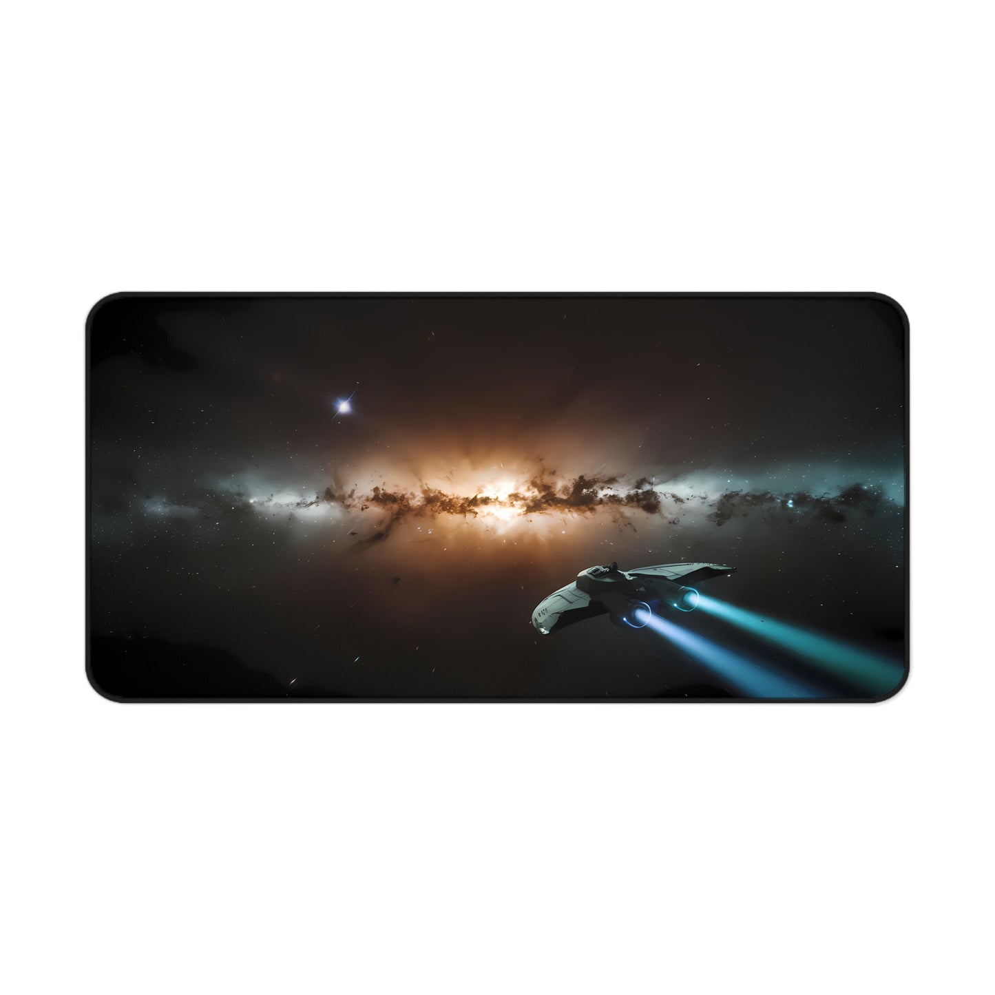 Beyond the Edge of the Galaxy - Desk Mat