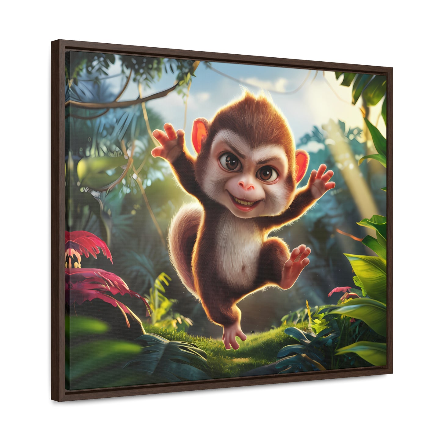Jungle Joy - Gallery Canvas Wraps, Horizontal Frame