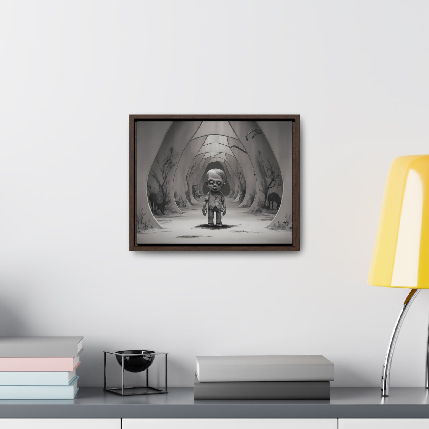 "Echoes of the Forgotten" - Gallery Canvas Wraps, Horizontal Frame