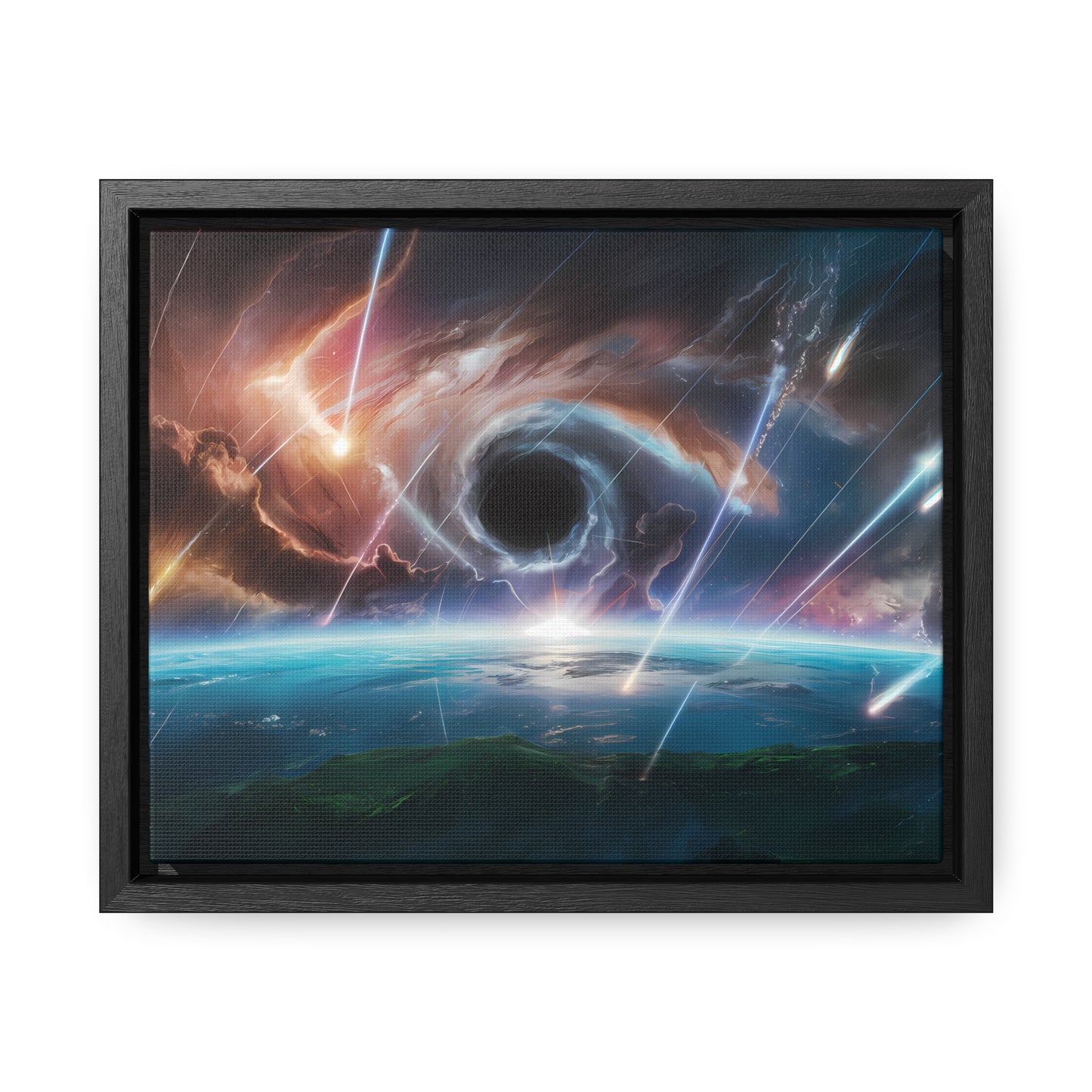 "The Eye of the Cosmic Storm" - Gallery Canvas Wraps, Horizontal Frame