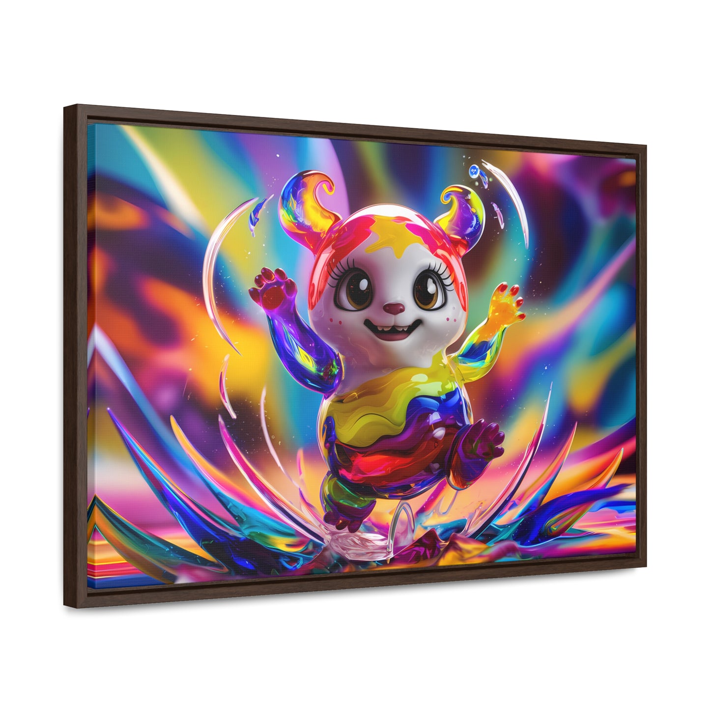 Splash of Joy - Gallery Canvas Wraps, Horizontal Frame