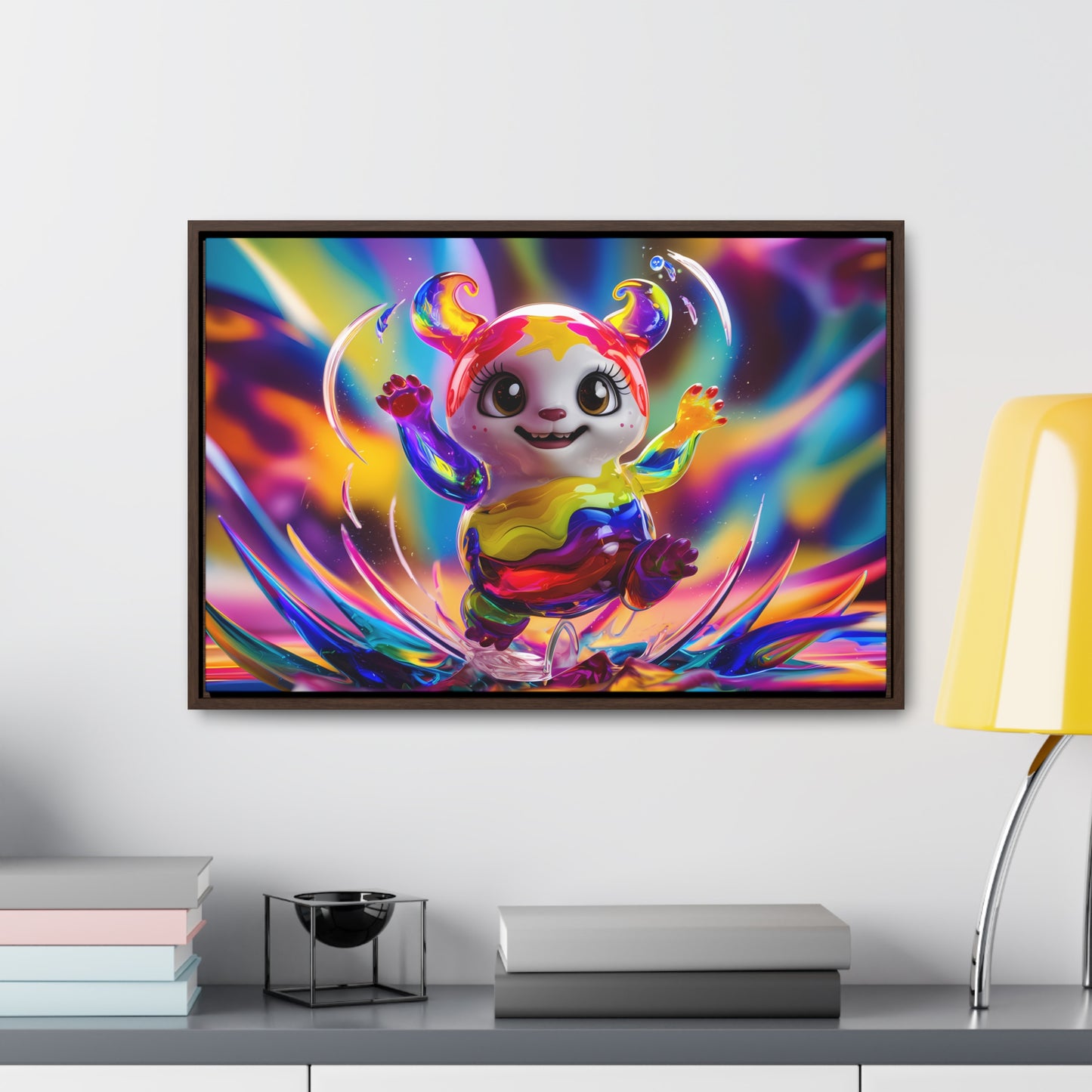 Splash of Joy - Gallery Canvas Wraps, Horizontal Frame