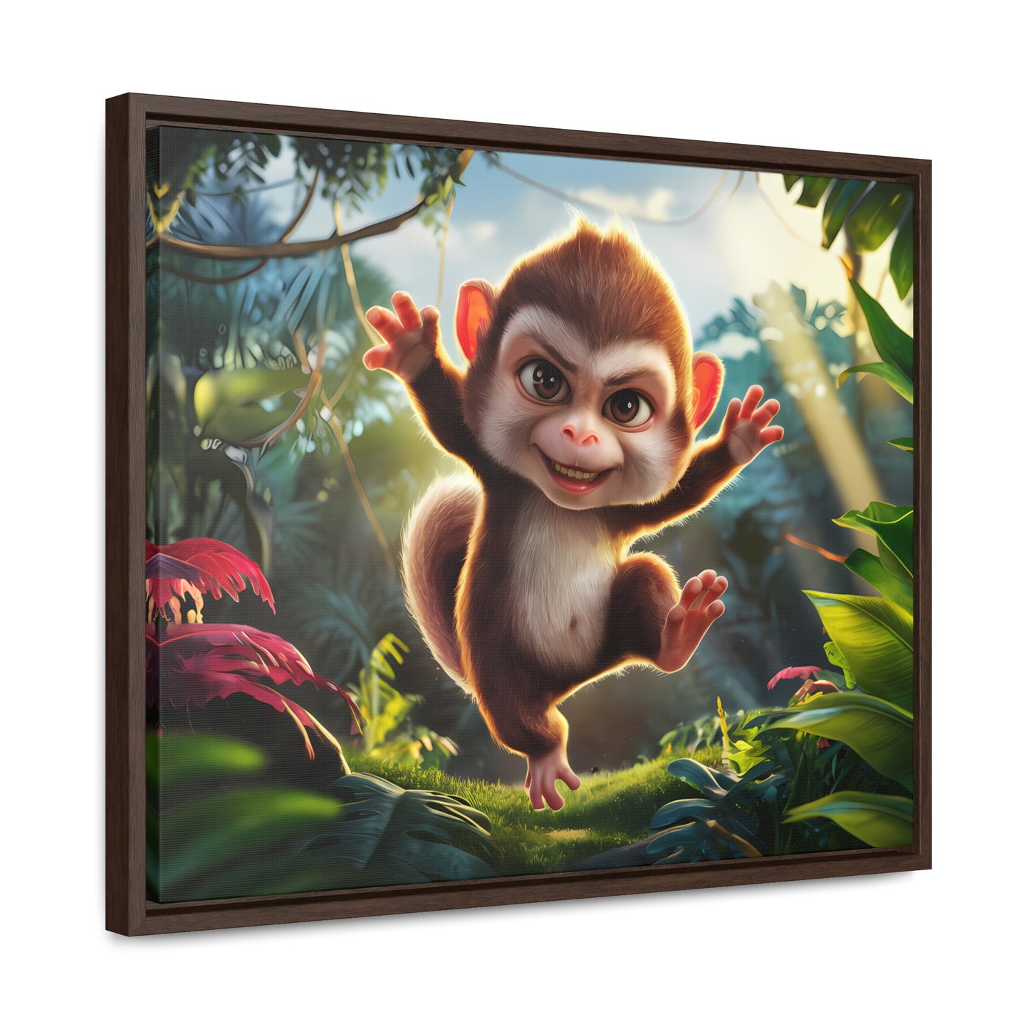 Jungle Joy - Gallery Canvas Wraps, Horizontal Frame