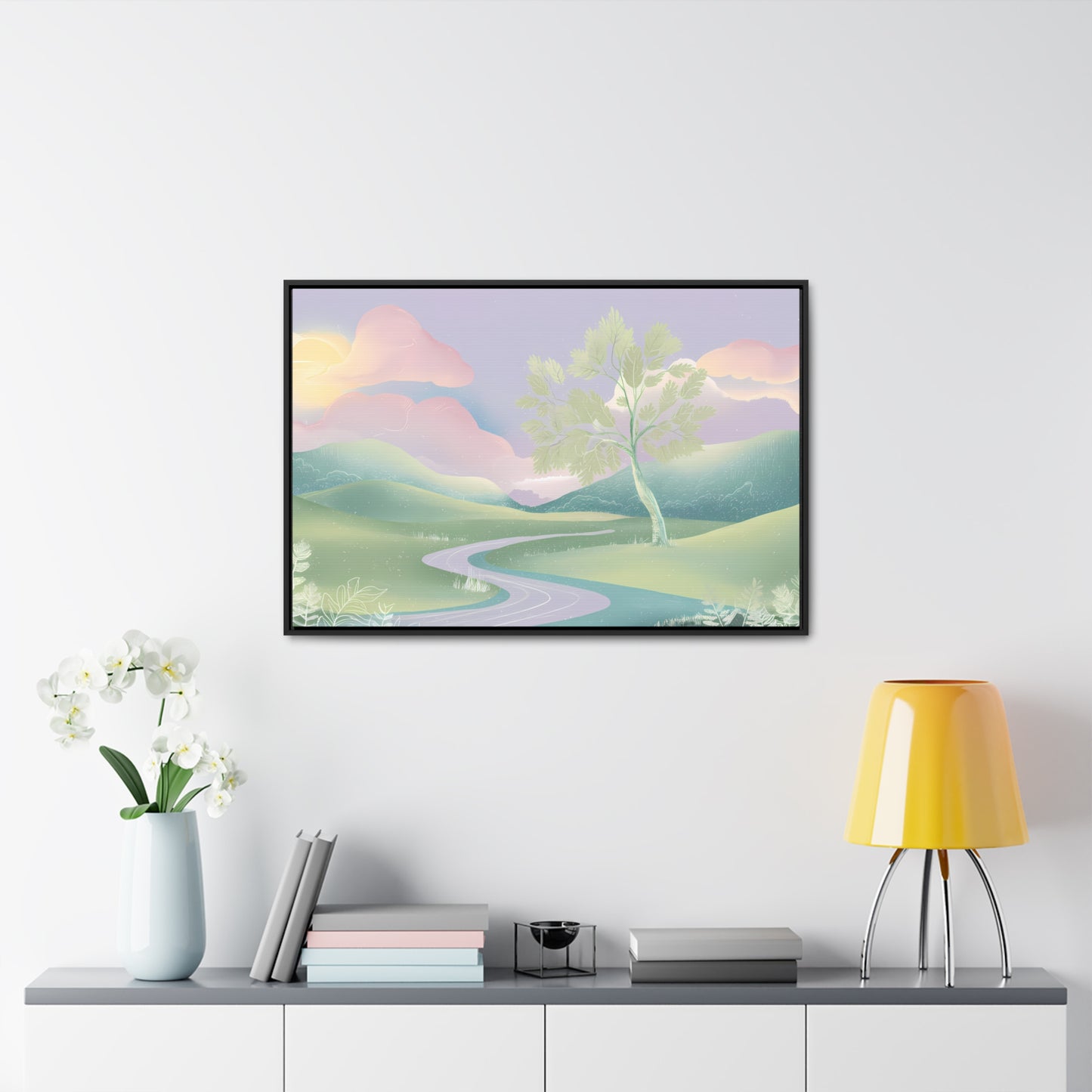 Whispers of Dawn - Gallery Canvas Wraps, Horizontal Frame