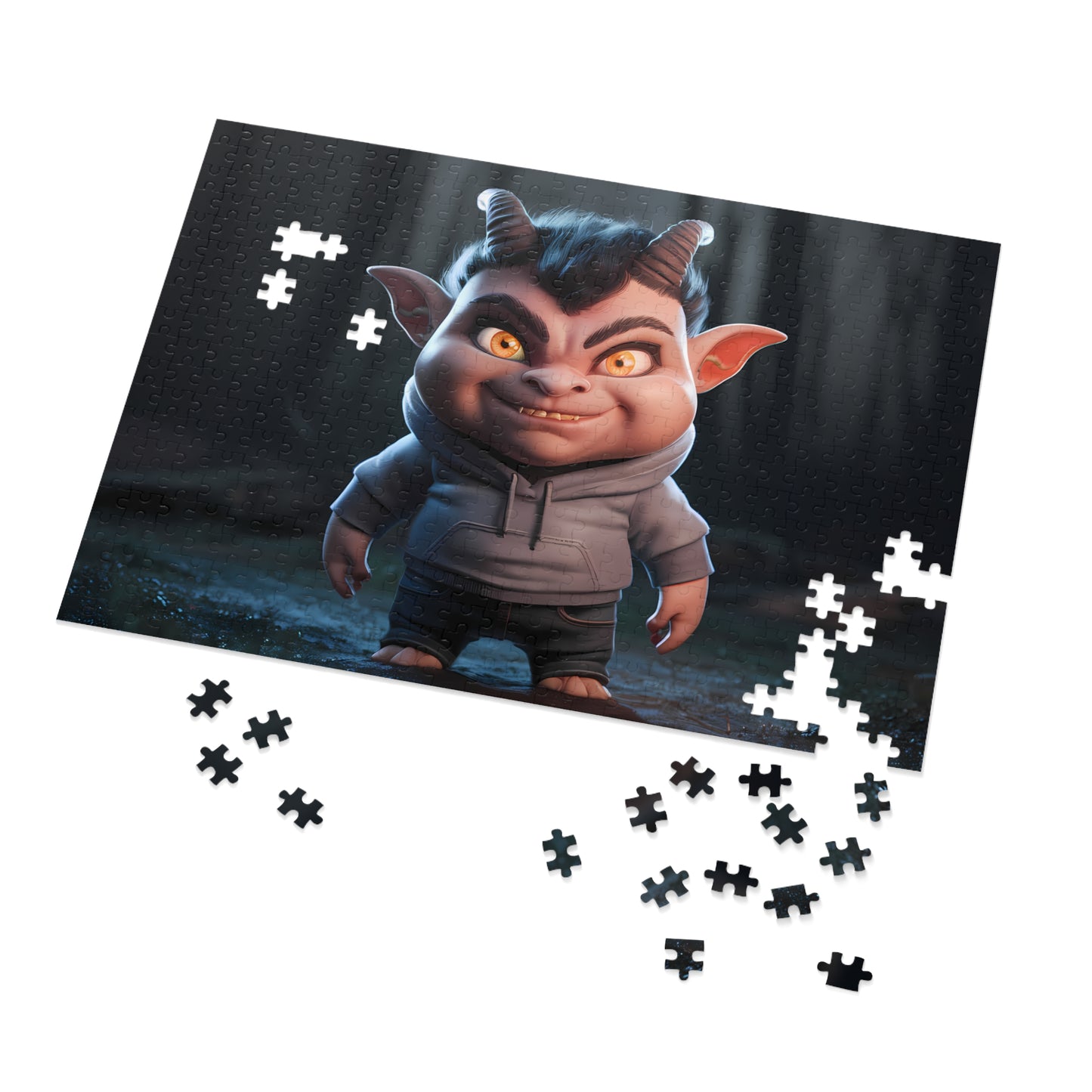 The Mischievous Forest Goblin - Jigsaw Puzzle (30, 110, 252, 500,1000-Piece)