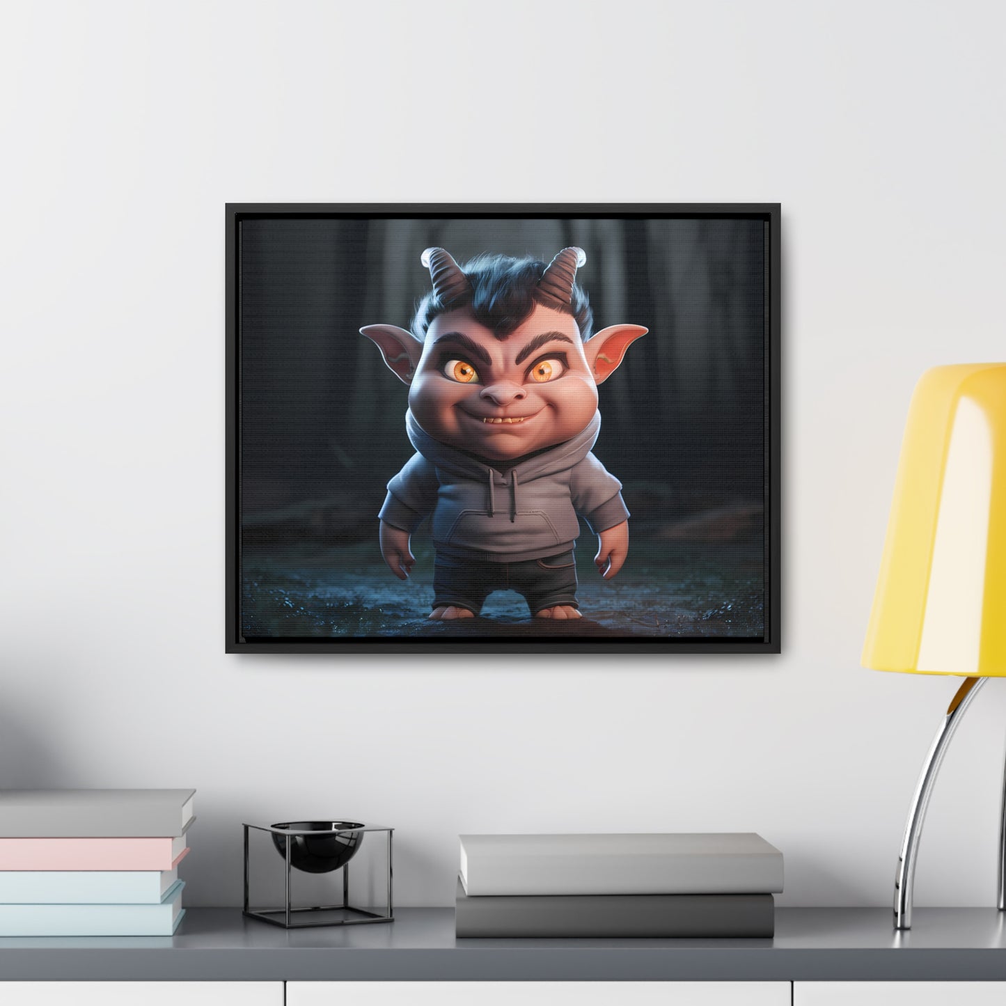 "Forest Mischief" - Gallery Canvas Wraps, Horizontal Frame
